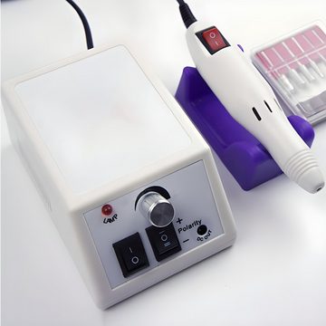 Retoo Maniküre-Pediküre-Set Nagelfräser Elektrische Nagelfeile Professionelles Maniküre Pediküre, Fräsmaschine Netzgerät Satz der Fräser Anleitung, Professionelle Maniküre-Set, Multi-Funktionen, Sicherheit & einfach