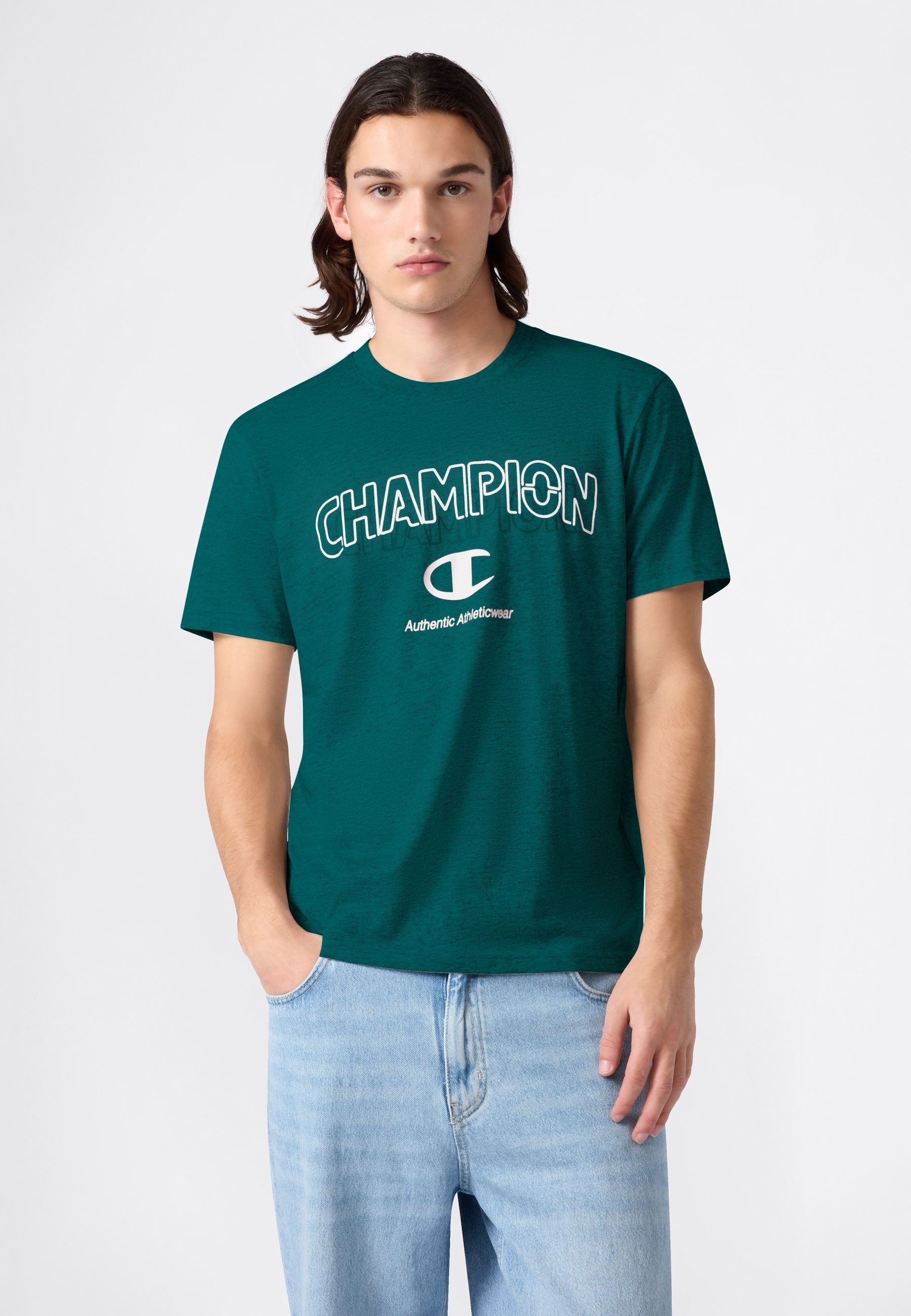 Champion T-Shirt Graphic Tee (1-tlg) sportliche Passform, Kurzarm, Rundhals günstig online kaufen