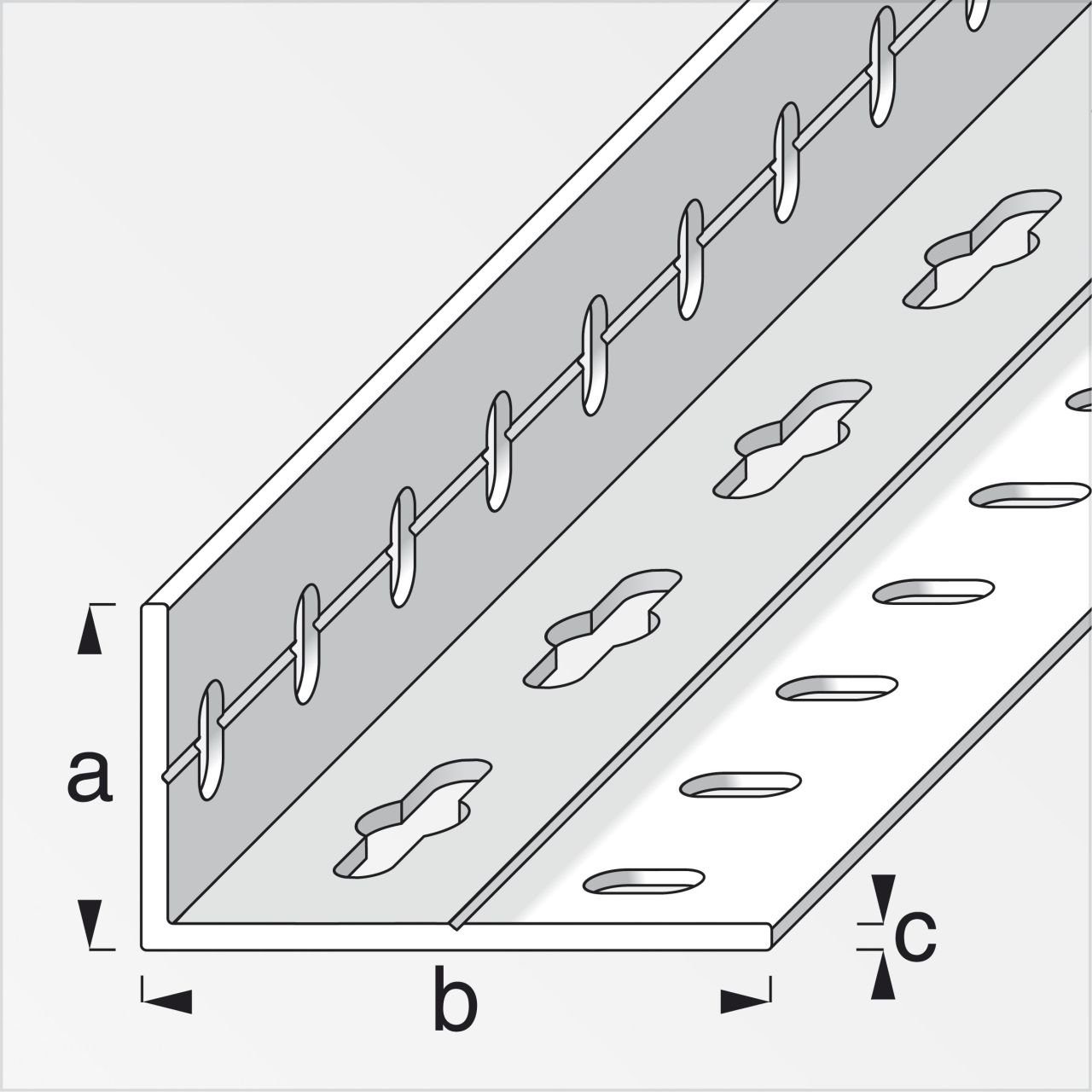 Aluminium 65.6 1 roh x alfer Winkelverbinder m, 35.5 Winkel alfer mm