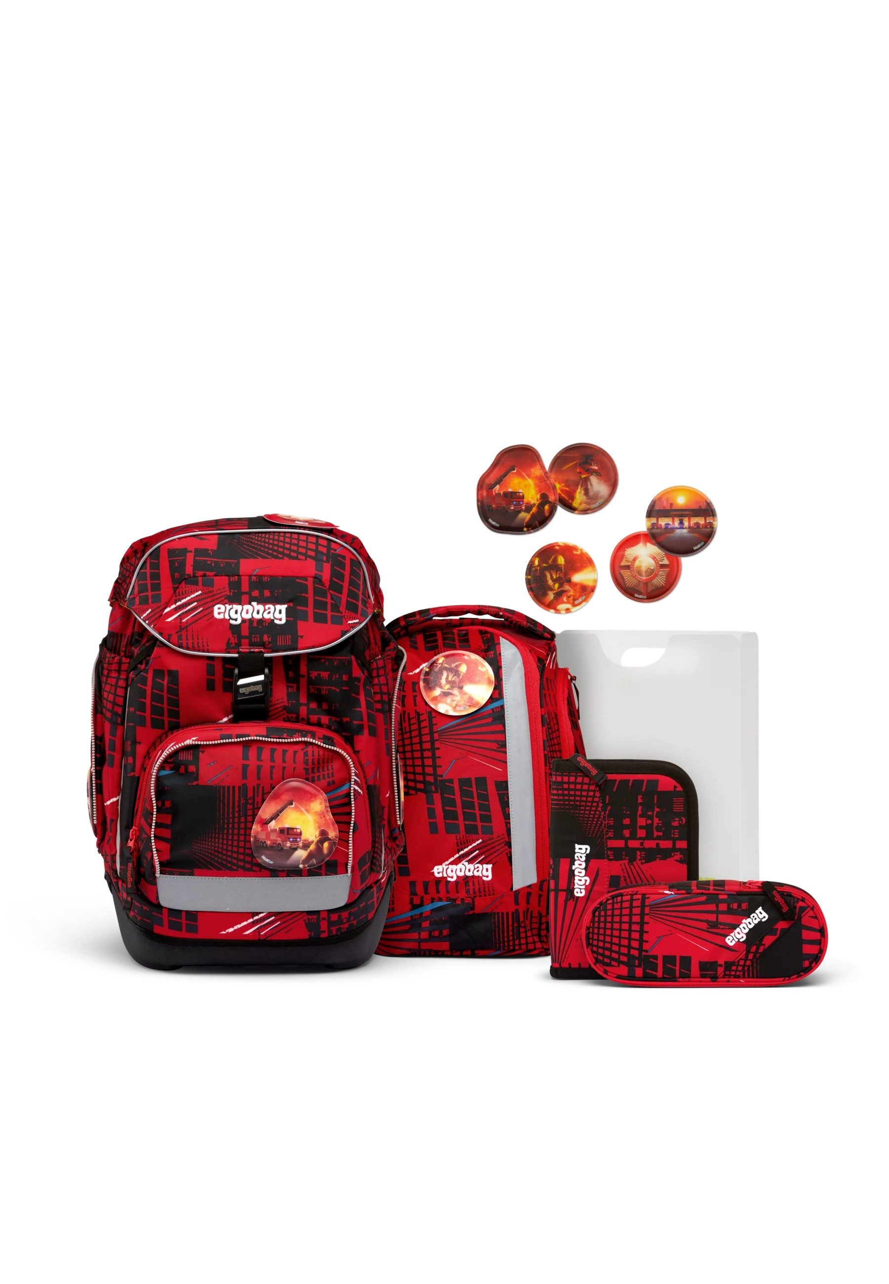ergobag Ранці pack Set (6-tlg., 6-teiliges Set)