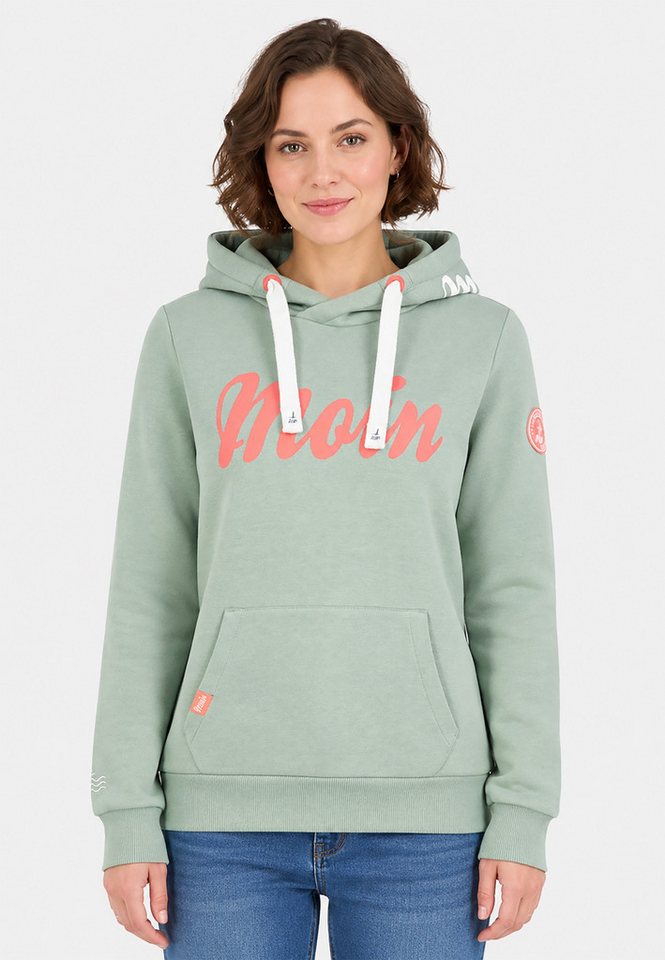 Eight2Nine Hoodie Moin Schriftzug Frontprint Kapuze für Damen (1-tlg) D10606BA02_Hoodie