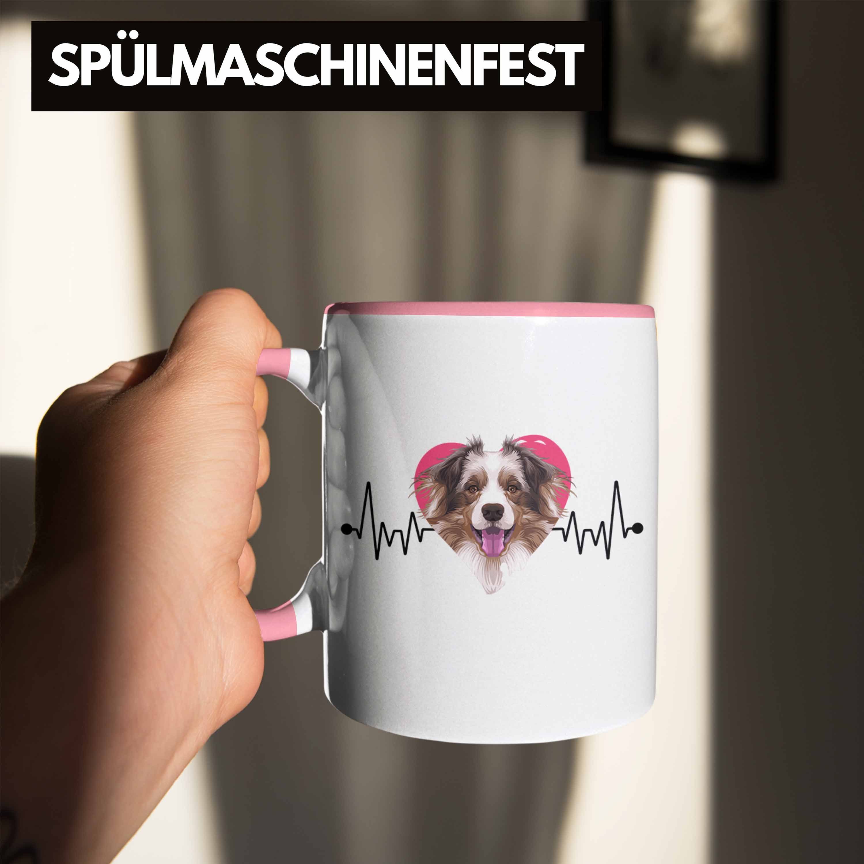 Geschenk Spruch Geschenkid Lustiger Australian Besitzer Shepherd Tasse Rosa Trendation Tasse