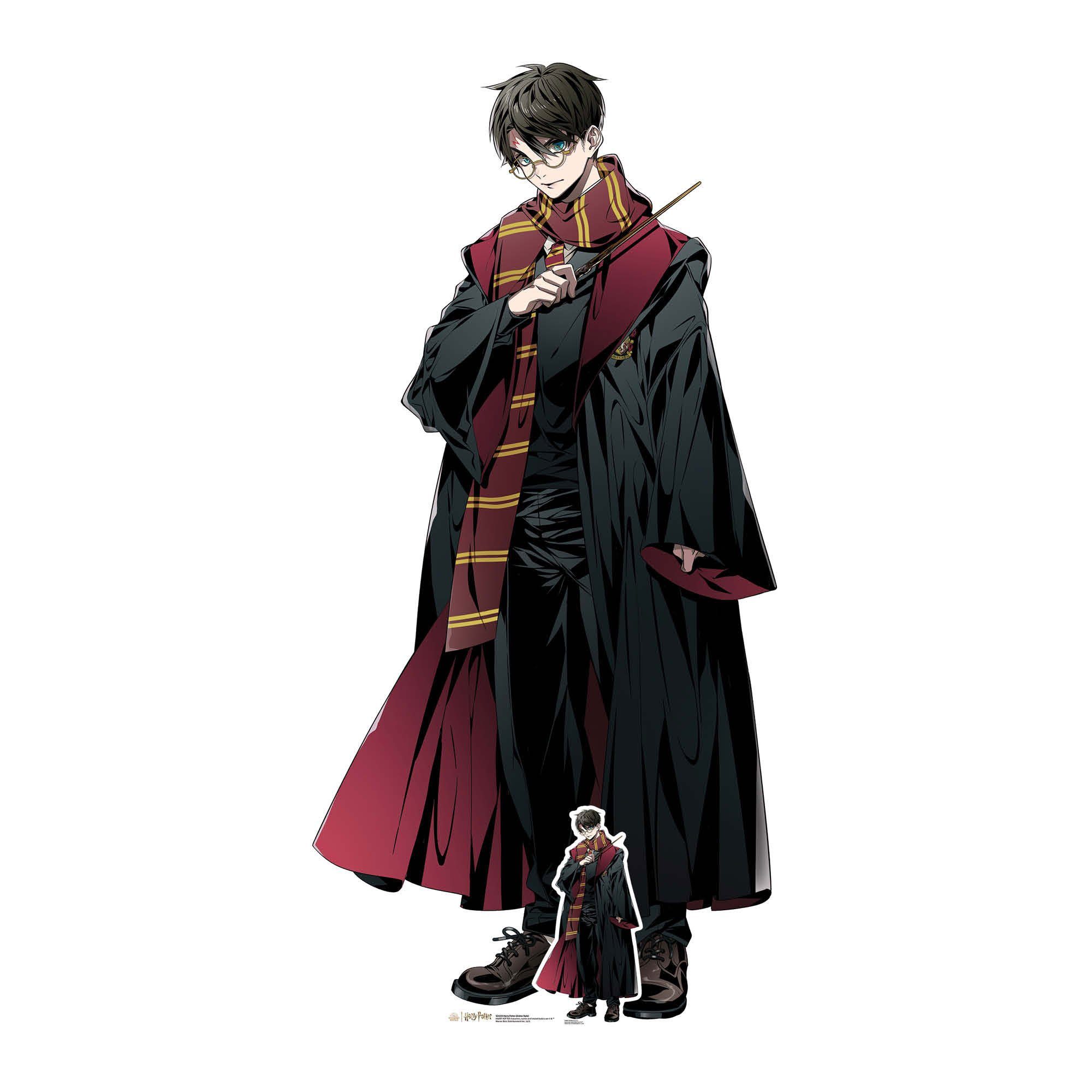 empireposter Dekofigur Harry Potter - Anime Style - Pappaufsteller - Größe 82x167 cm | Dekofiguren