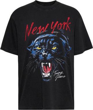Tommy Jeans T-Shirt TJW RLX WASHED PANTHER TEE mit Frontprint