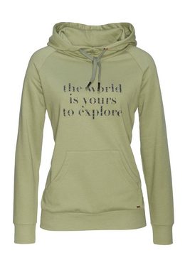 LASCANA Hoodie mit Statement Druck, Loungeanzug