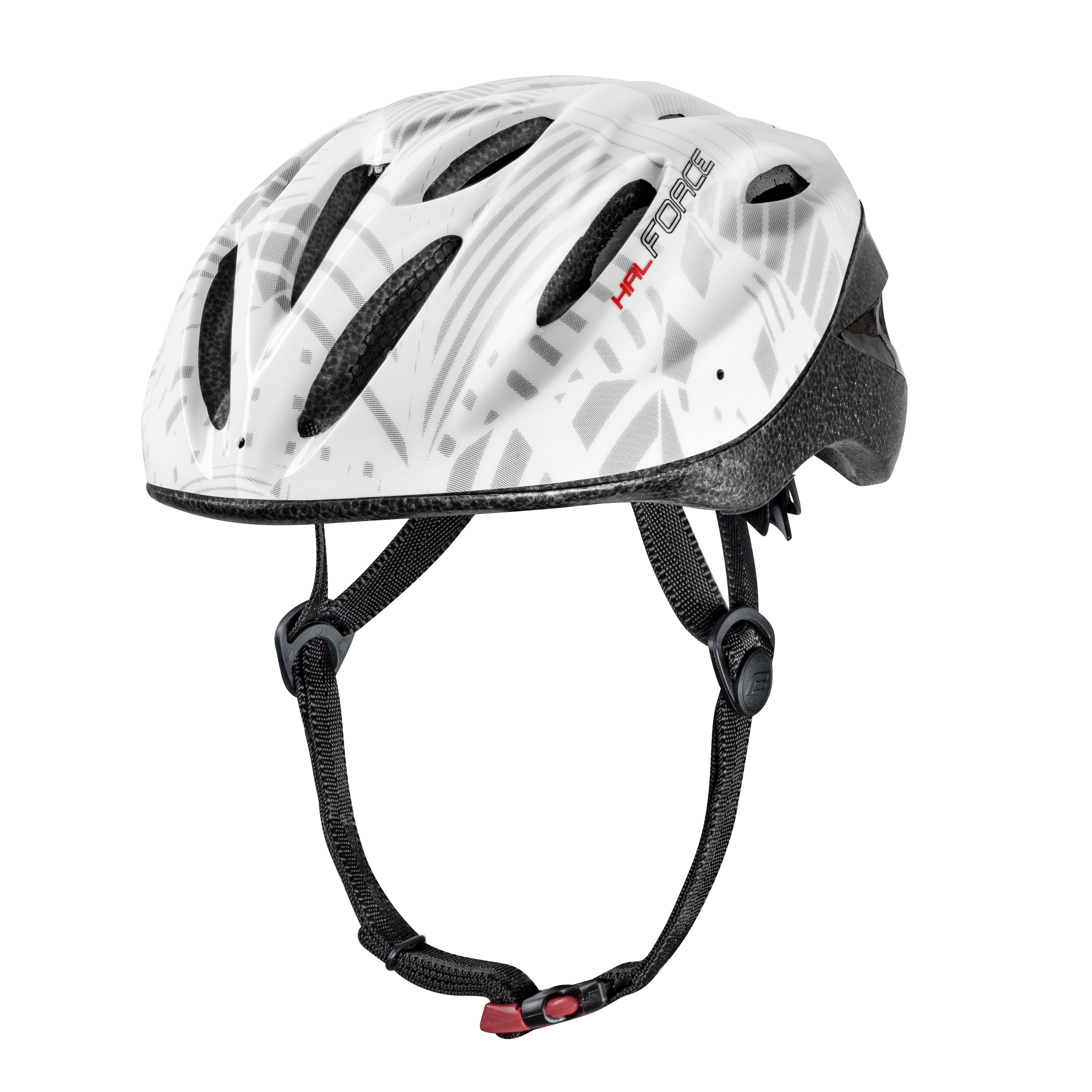 Fahrradhelm Helm FORCE HAL white S - M