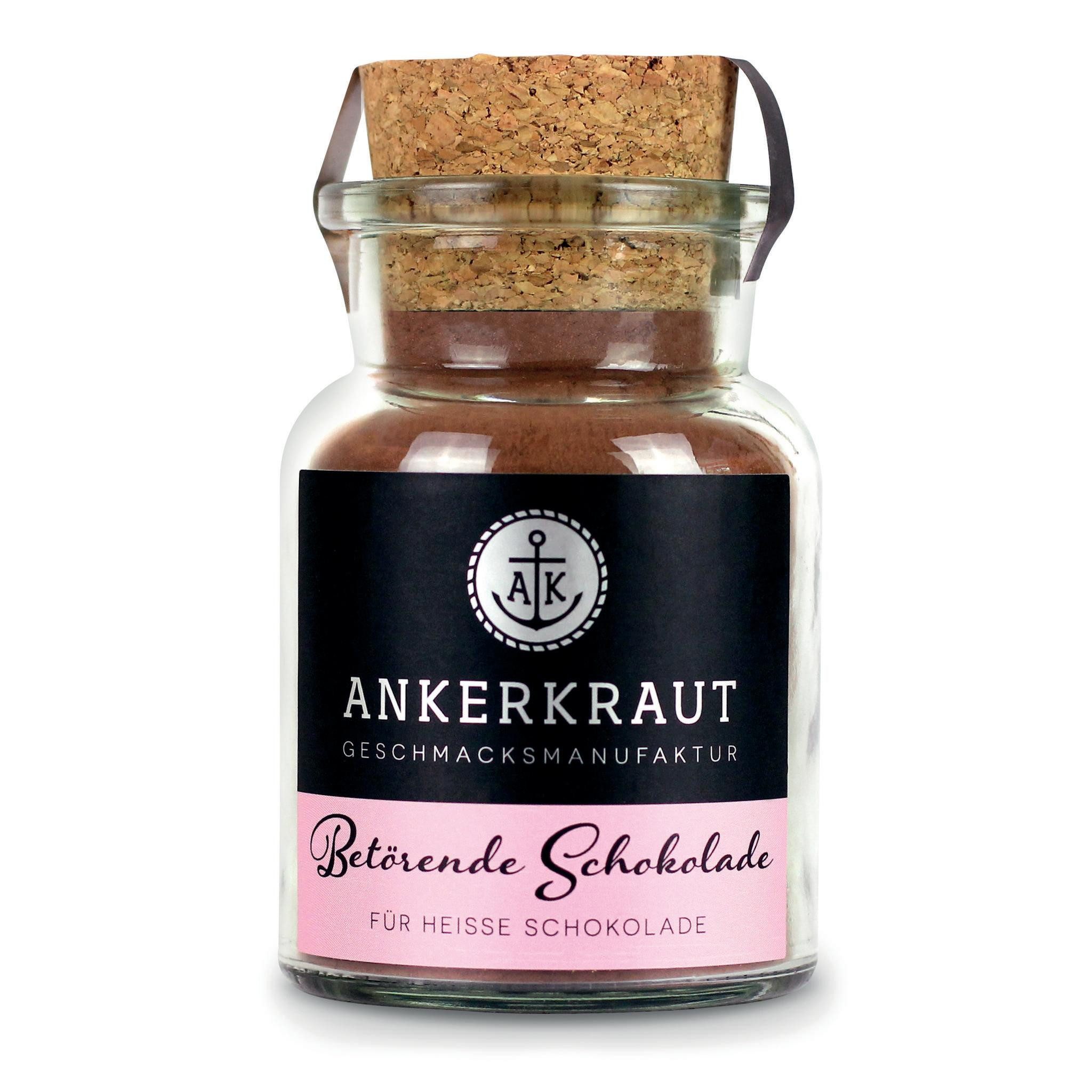 Ankerkraut Gewürz Betörende Schokolade, Betörende Schokolade, 105g im Korkenglas