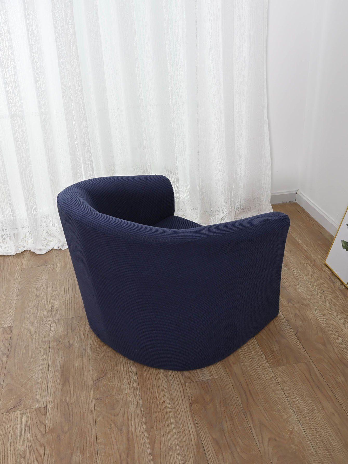 Stühle,1 Blau Sofahusse, Stretch-Sesselbezüge für St. HOMEIDEAS,