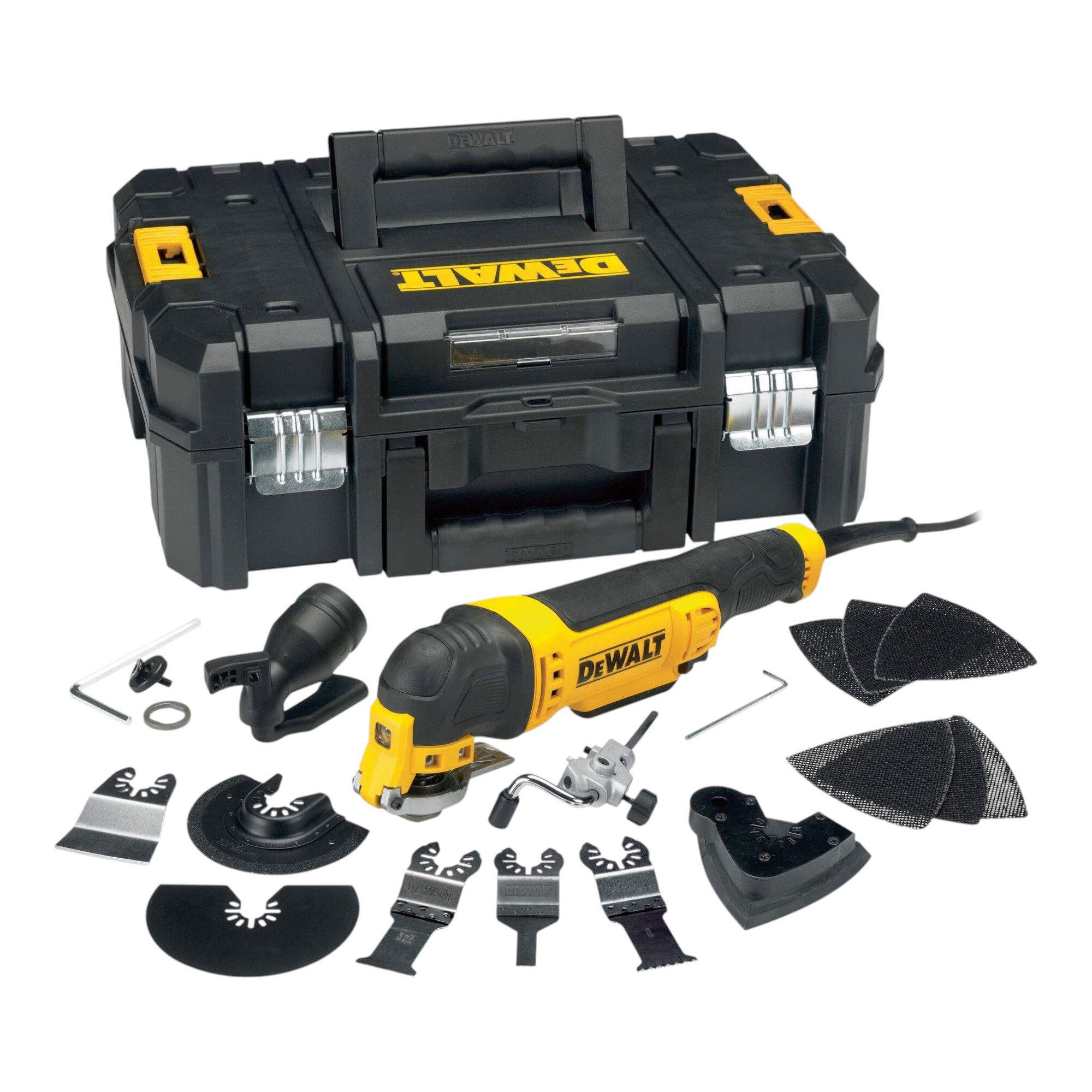 DeWalt Akku-Multifunktionswerkzeug DWE 315 KT 300 W Oszillierendes Multifunktionswerkzeug im Koffer mit
