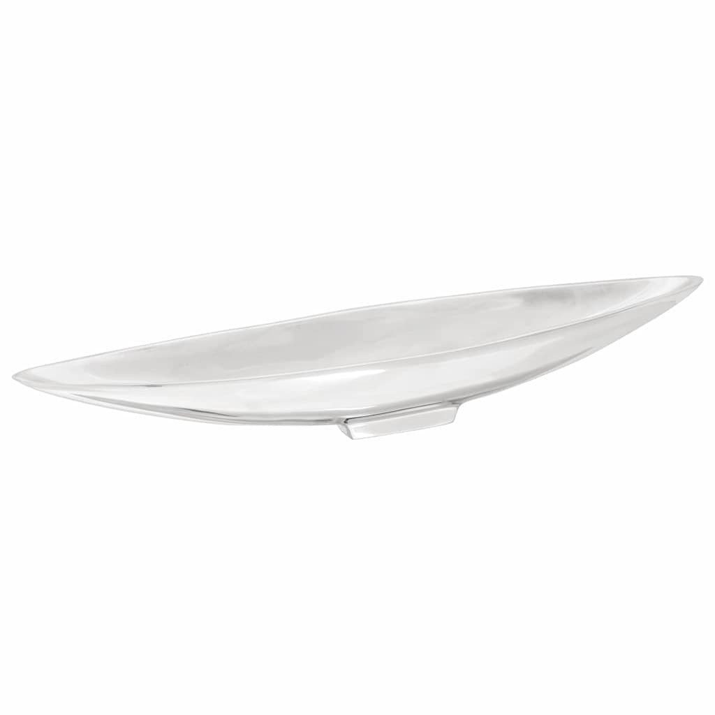vidaXL Aufbewahrungskorb Obstkorb Silber 53 x 9 x 10 cm Aluminium (1 St)