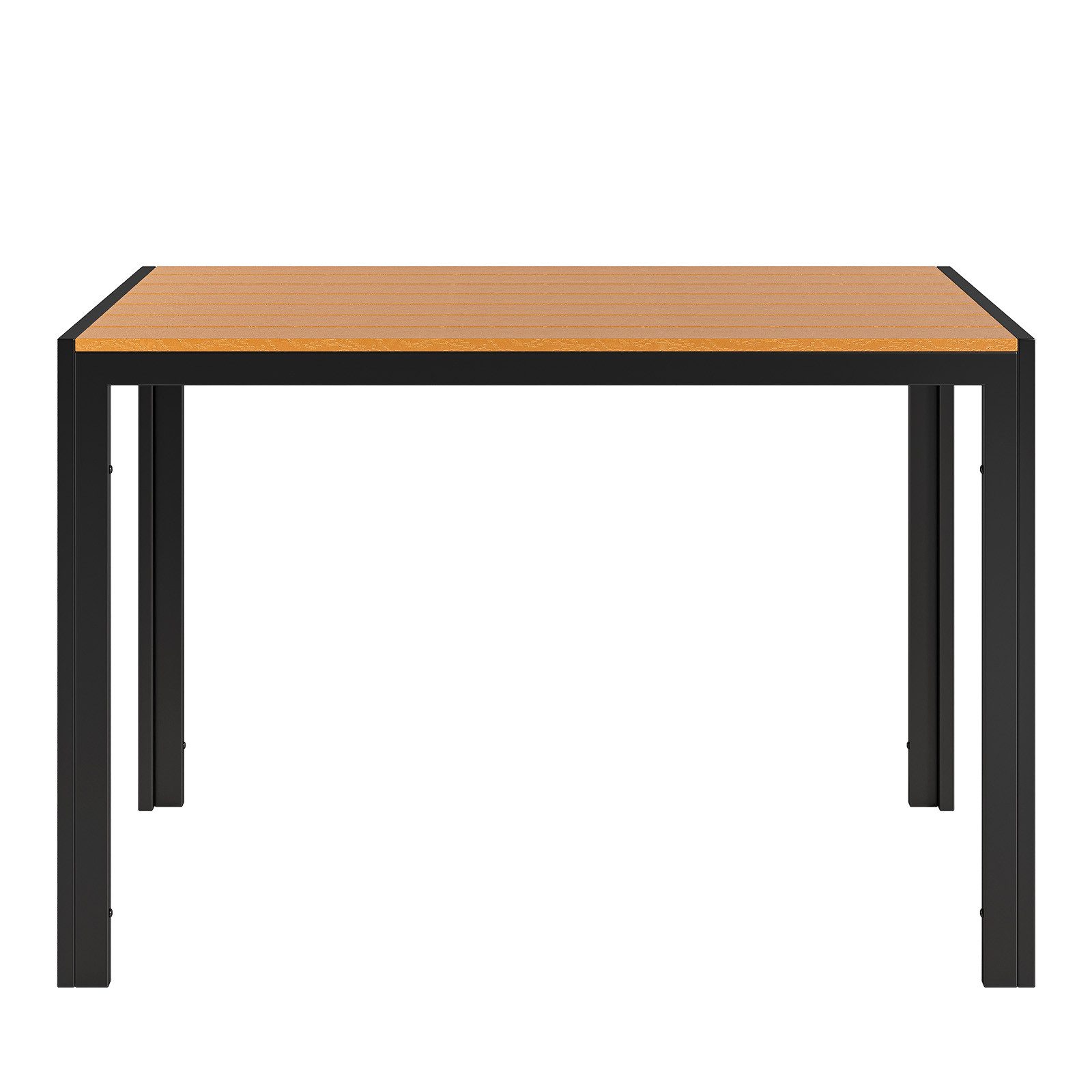 TLGREEN Gartentisch 110x70cm WPC Balkontisch,Rechteckiger Terrassentisch, Esstisch Outdoor (Hitze- und Wetterbeständig, rutschfest, Brettbreite 9cm)