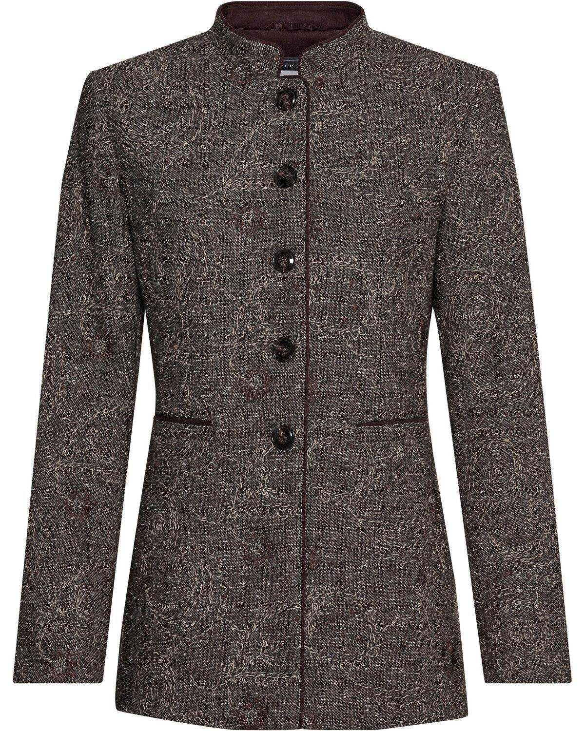 White Label Trachtenrock Tweed-Janker