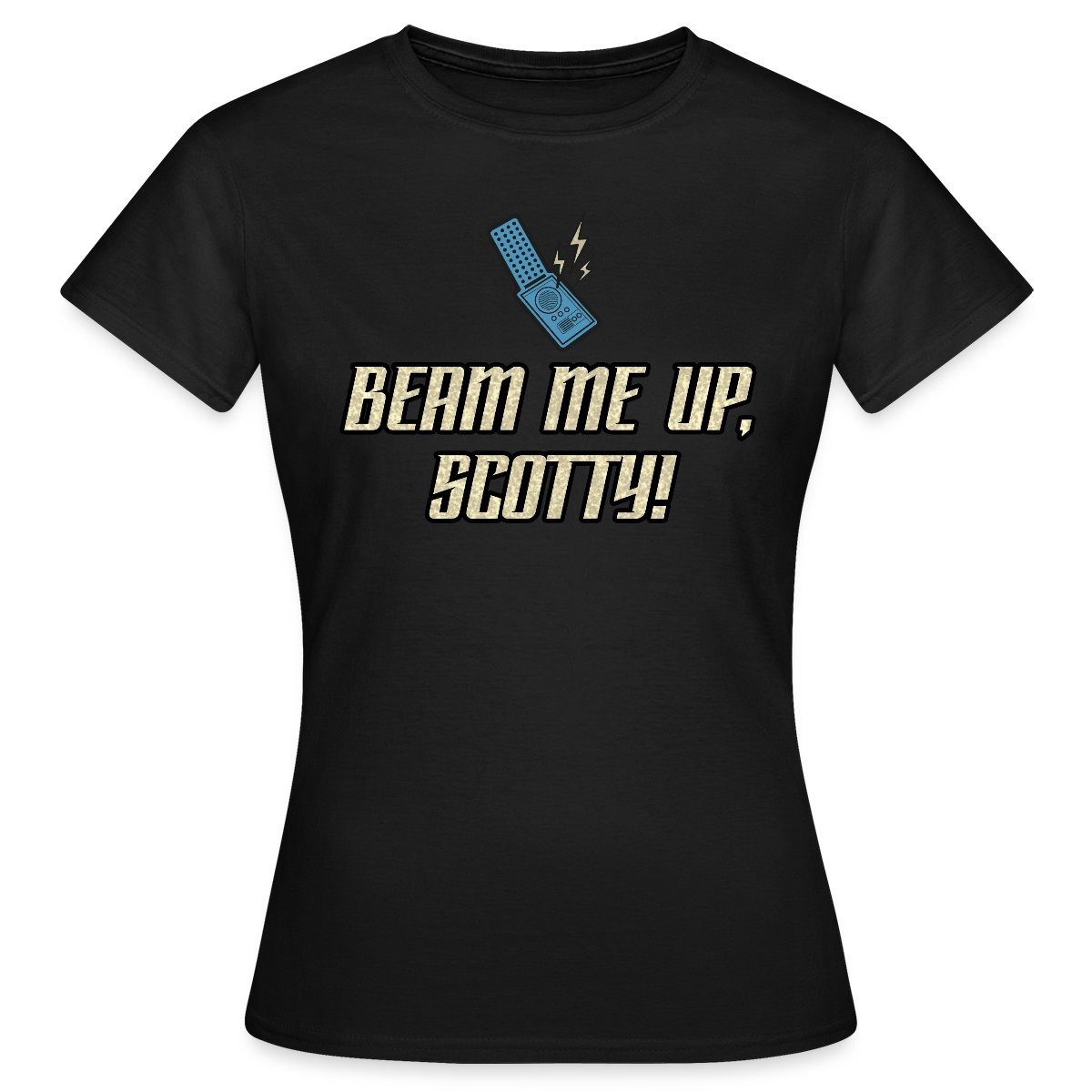Spreadshirt T-Shirt Star Trek The Original Series Beam Me Up, Scotty Frauen günstig online kaufen