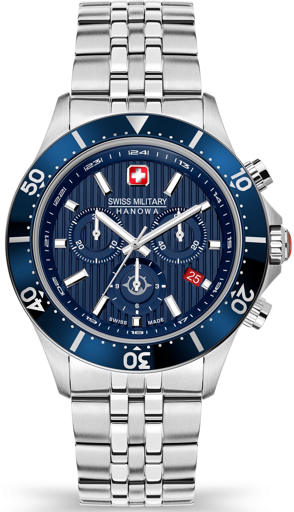 Swiss Military Hanowa Chronograph FLAGSHIP X CHRONO, SMWGI2100703 Blau