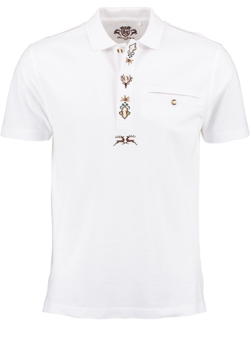 OS-Trachten Poloshirt »Esoqo« Kurzarm Jagdshirt mit Stickereien auf der  Knopfleiste online kaufen | OTTO