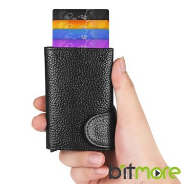 Bitmore Brieftasche ® Secure™ RFID-geschützt aus 100 % echtem italienischem Leder, RFID-Diebstahl (Radio Frequency Identification)