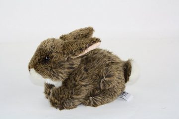 Teddys Rothenburg Kuscheltier Hase 18 cm dunkelbraun Plüschhase Stoffhase Plüschtier Stofftier