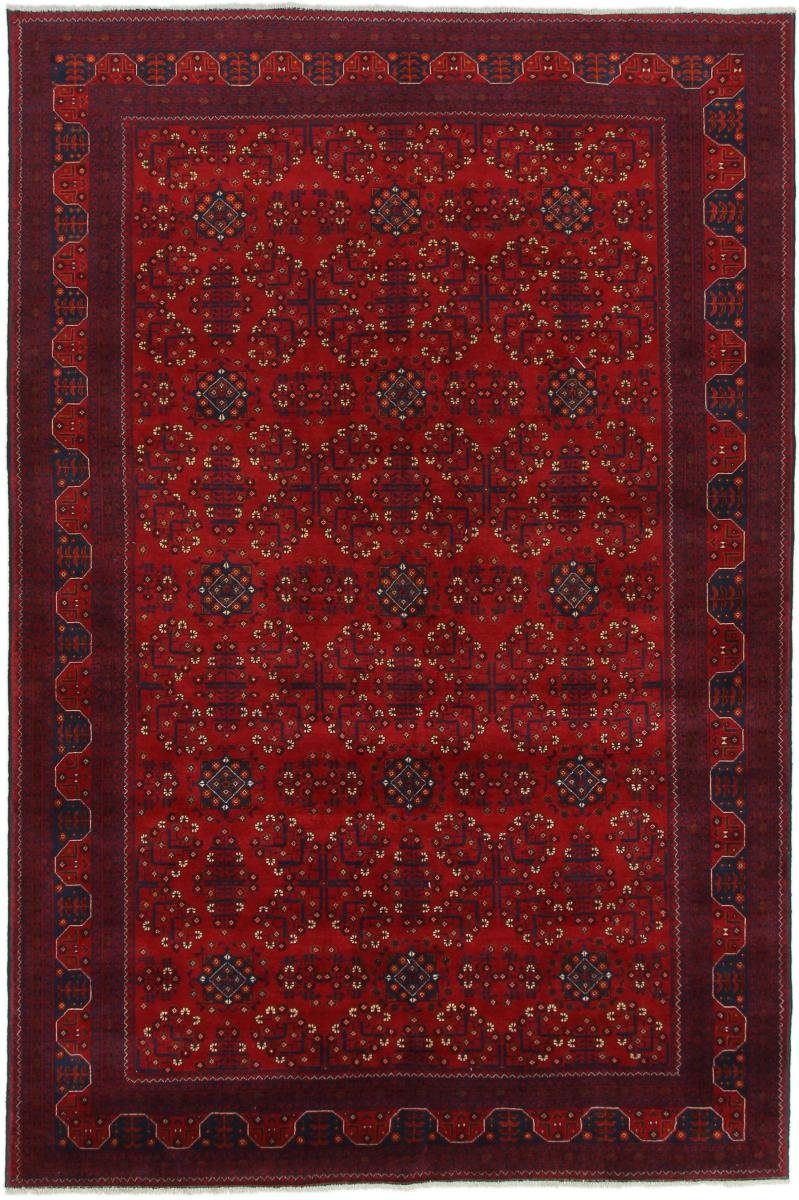 Orientteppich Afghan Mauri 199x298 Handgeknüpfter Orientteppich, Nain Trading, rechteckig, Höhe: 6 mm