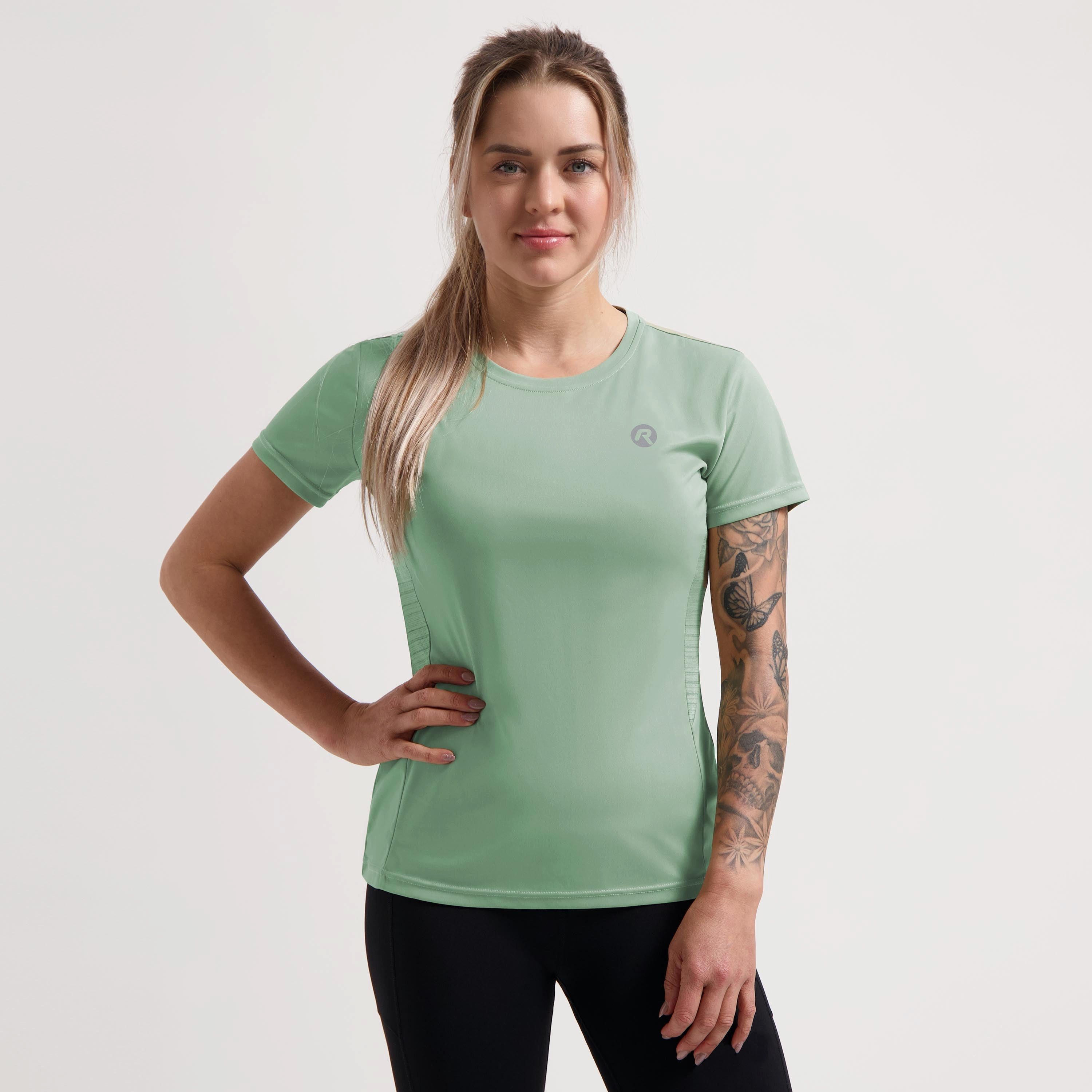 Rogelli Funktionsshirt Technisches Kurzarm-Sport-T-Shirt Damen - Core