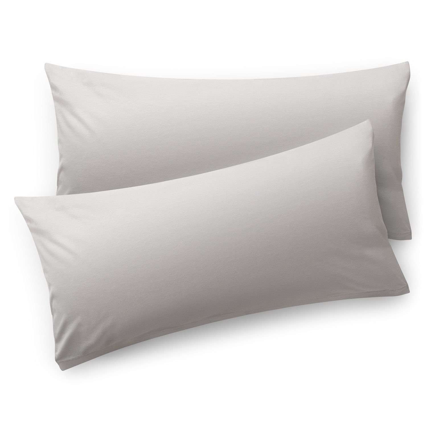 Blumtal Kissenbezug Premium Jersey 2er Set, Oeko-Tex Zertifiziert, (2 Stück), 100% Baumwolle