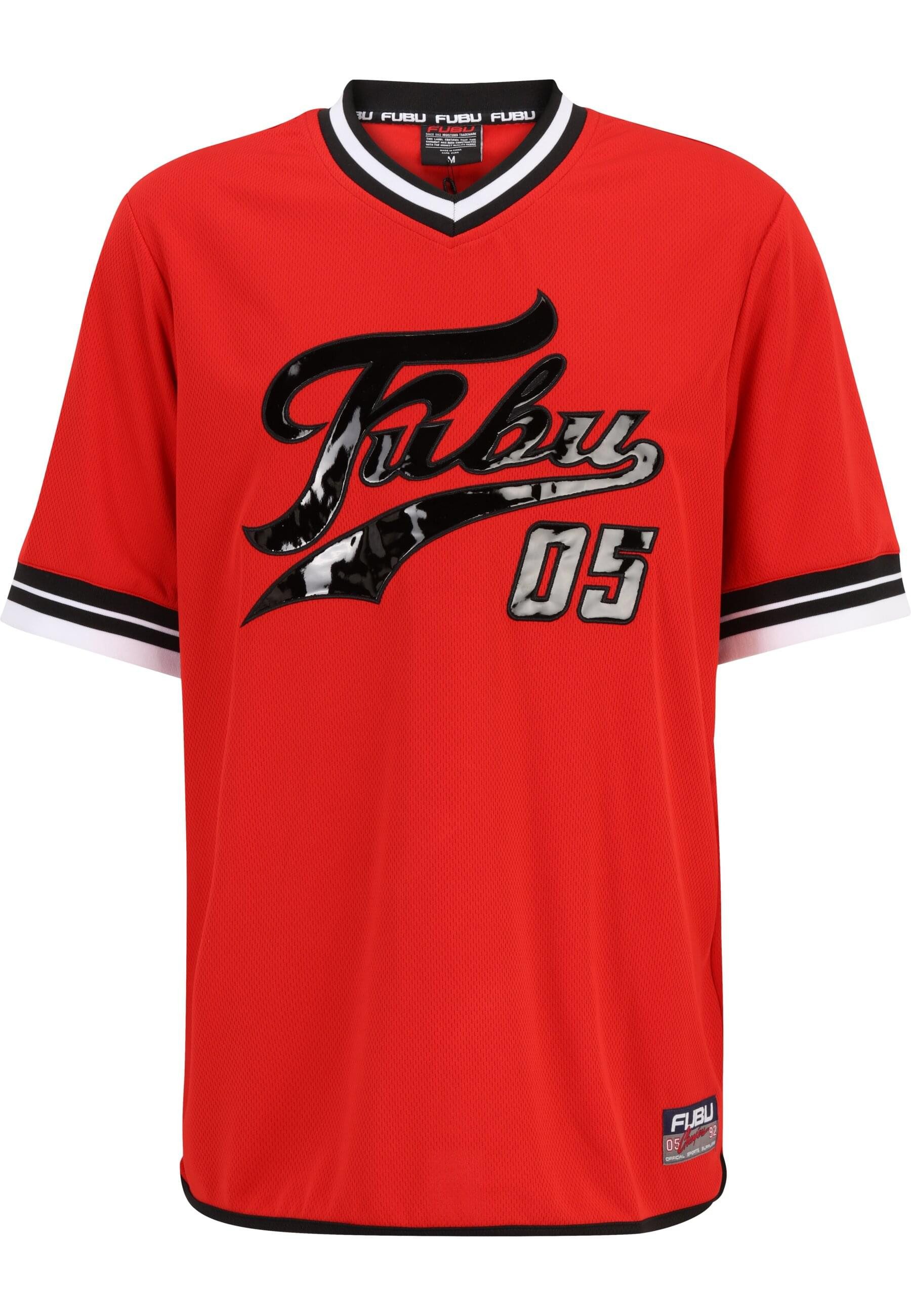 Fubu T-Shirt Fubu Herren FM231-011-2 FUBU Varsity Lacquered Mesh Tee (1-tlg)
