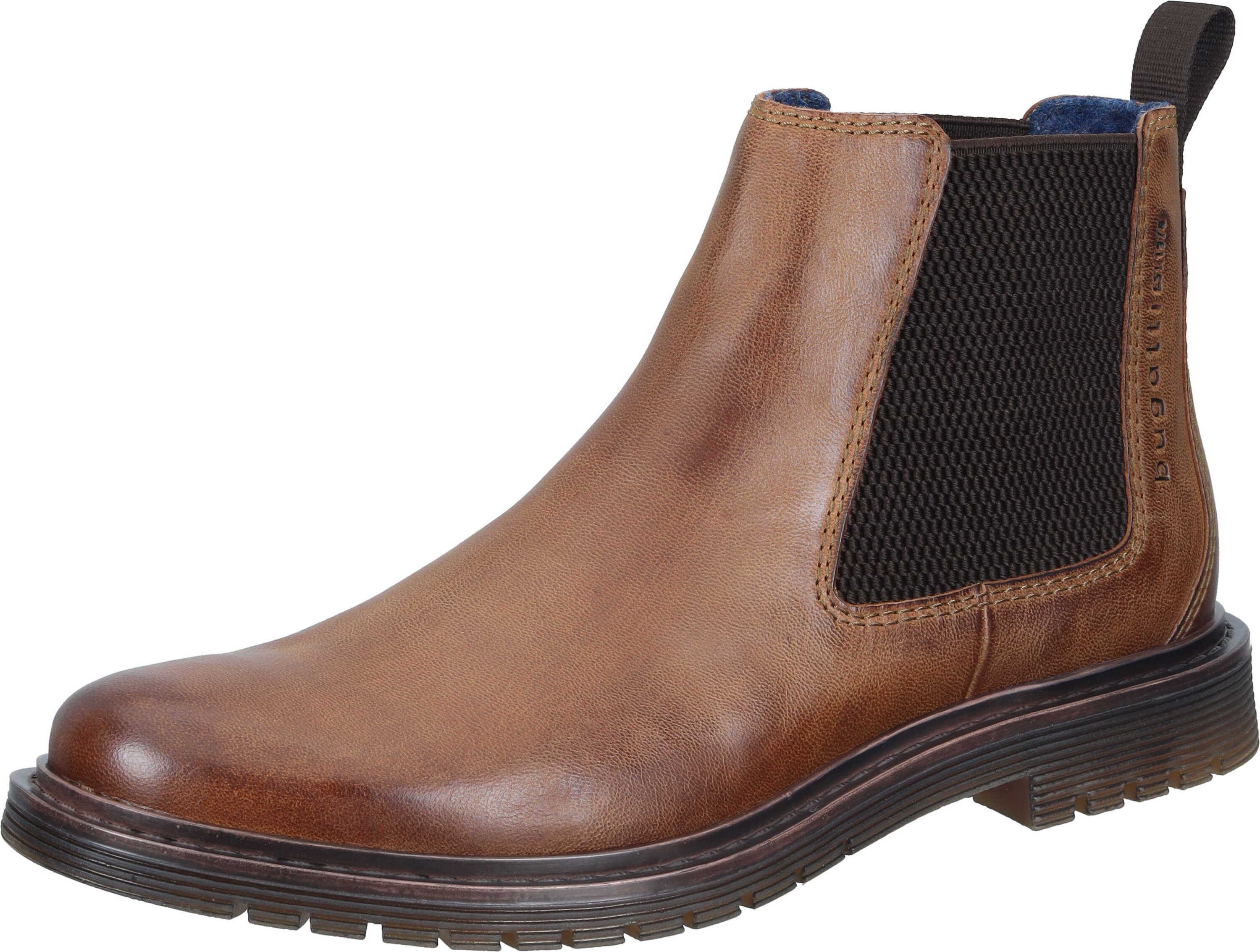 bugatti Stiefel Chelseaboots aus echtem Leder günstig online kaufen