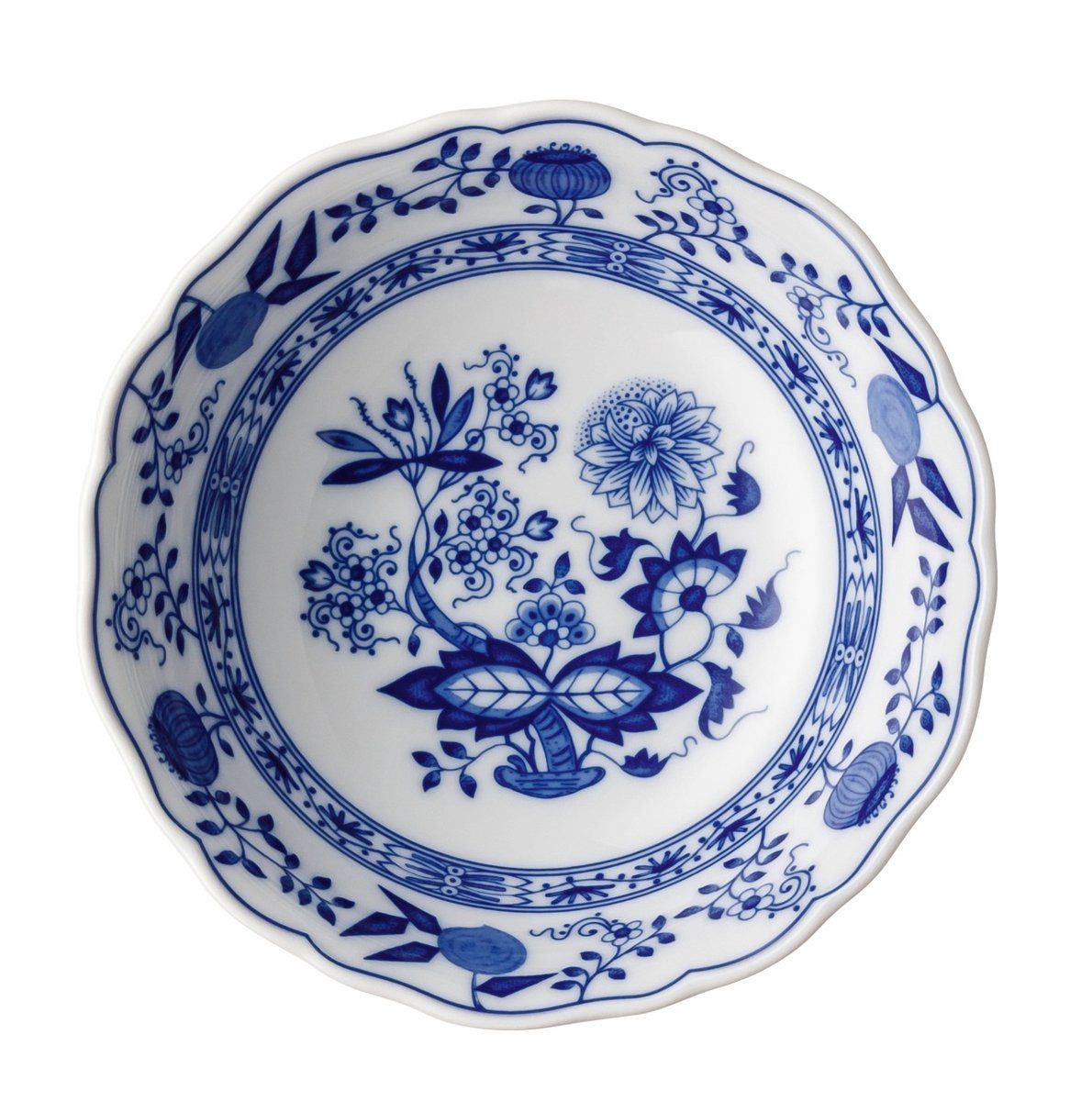 Hutschenreuther Schale Blau Zwiebelmuster Dessertschale 16 cm, Porzellan, (Dessertschalen), Чаші / Schälchen / Schüsseln