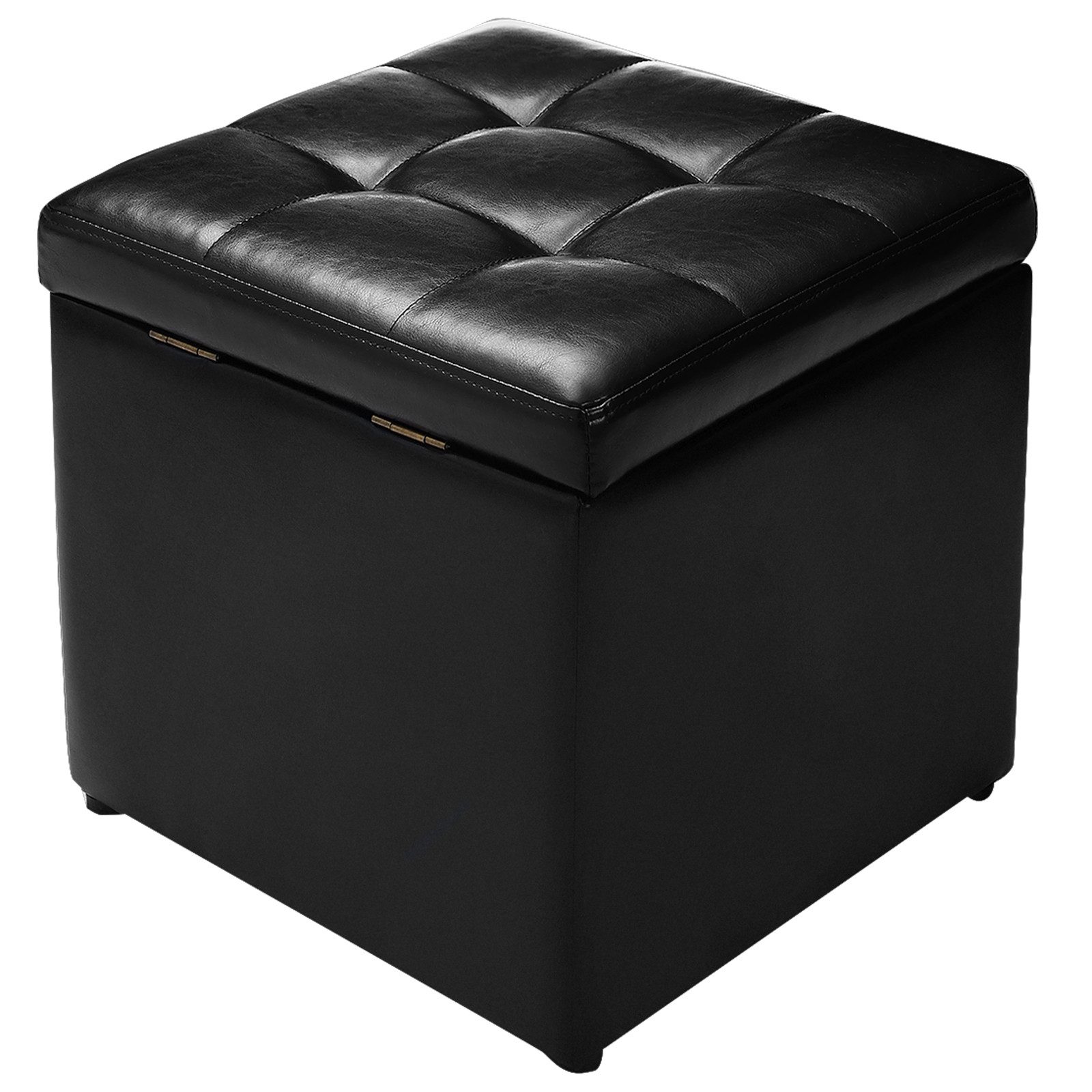 COSTWAY Sitzhocker Sitzwürfel, Stauraum mit Deckel, gepolstert, 300kg, 40x4 günstig online kaufen