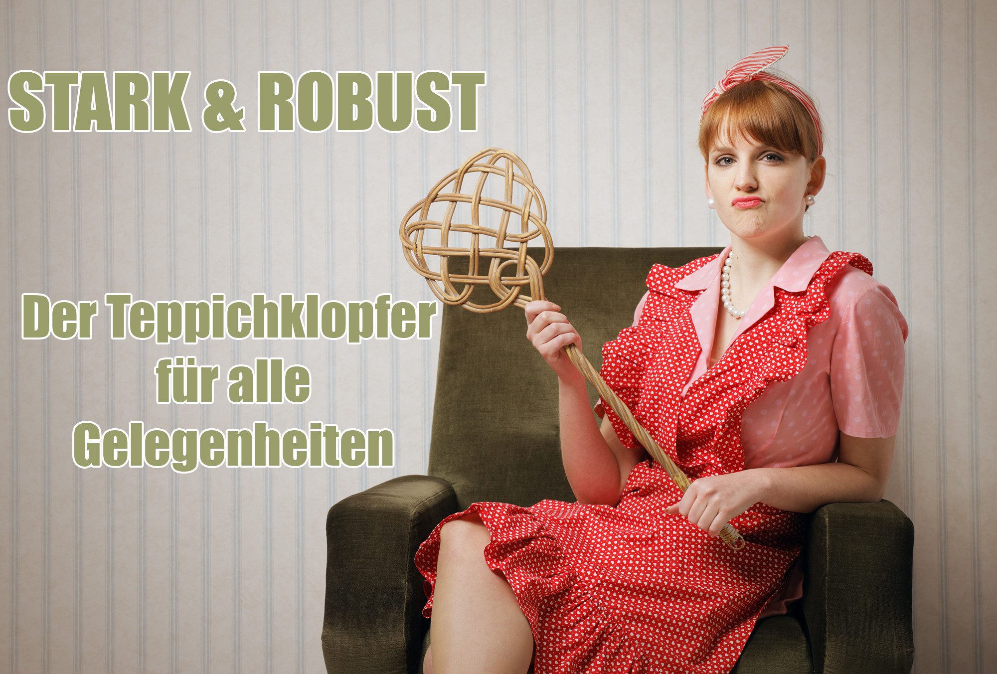 BigDean Teppichkehrer Teppichklopfer handgefertigt aus Rattan – stabil & robust, ., (Packung, 1-tlg., Tepischklopfer), Stabil, Robust, Vielseitig Einsetzbar, Ko – Bild 4 von 5
