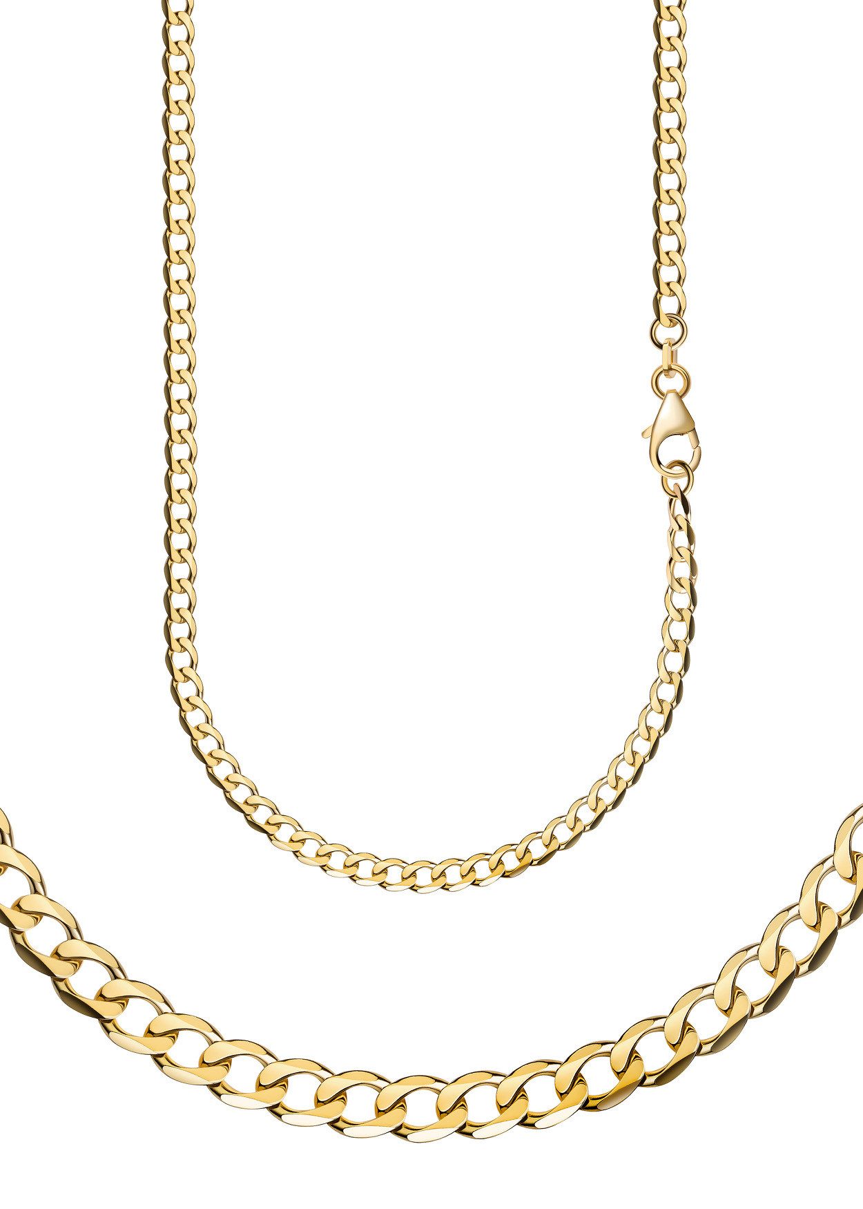 Collierkettchen Schmuck Geschenk Gold 333 u. 585 Armband Kette Panzerkette diamantiert