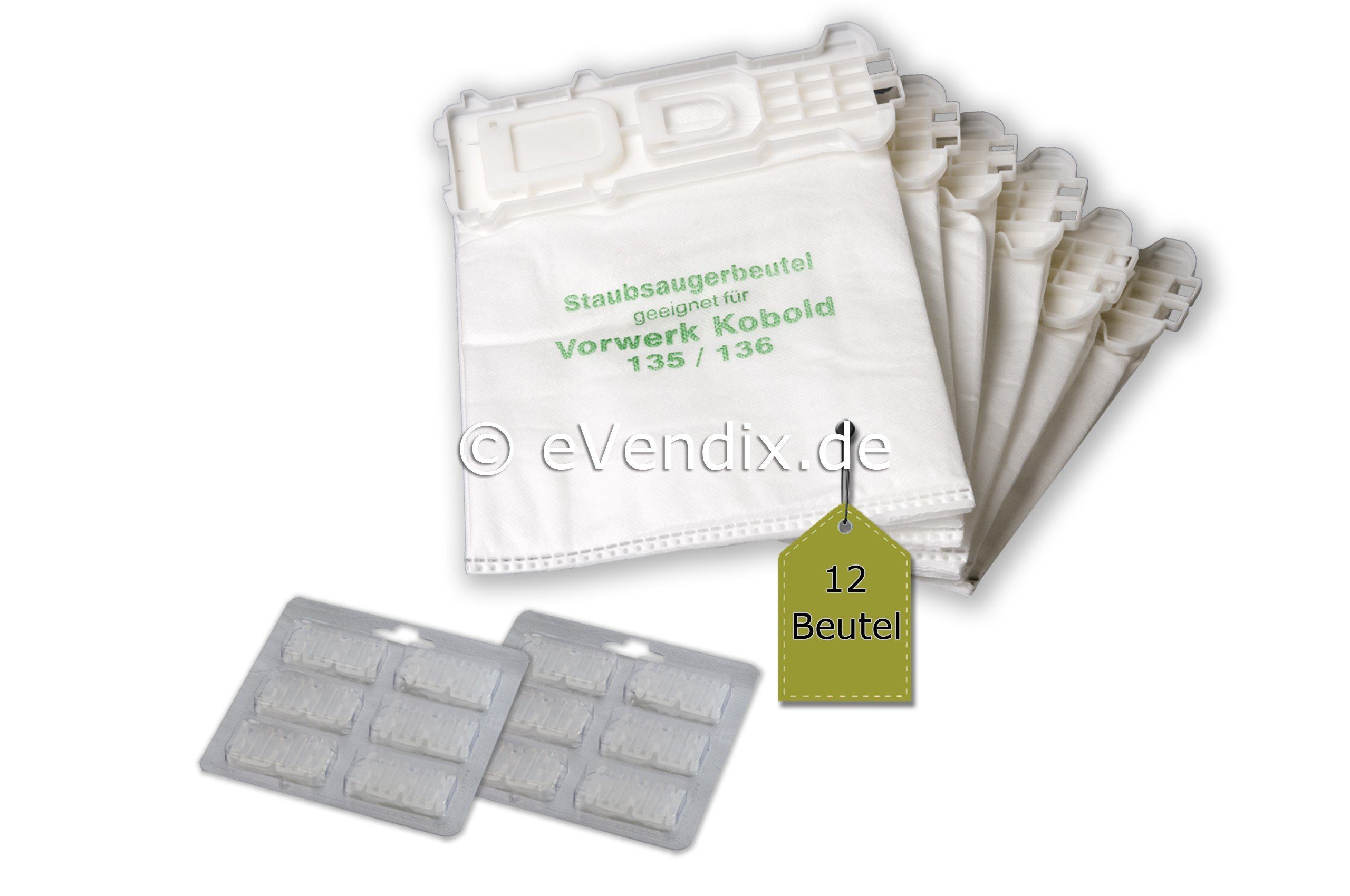 Staubsaugerbeutel passend für Vorwerk Kobold VK 135 / 136