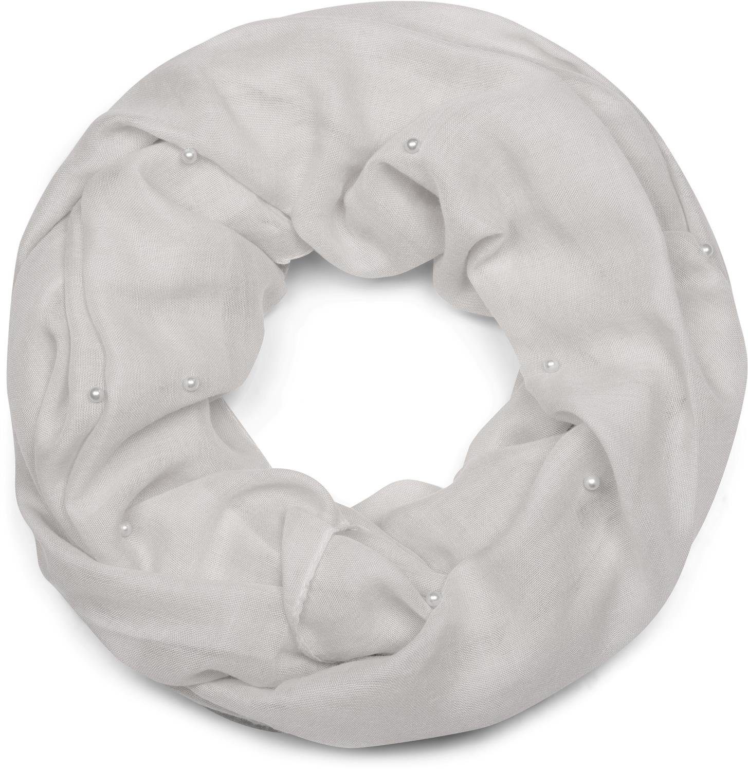 Loop Loop Schal mit Perlen Applikation