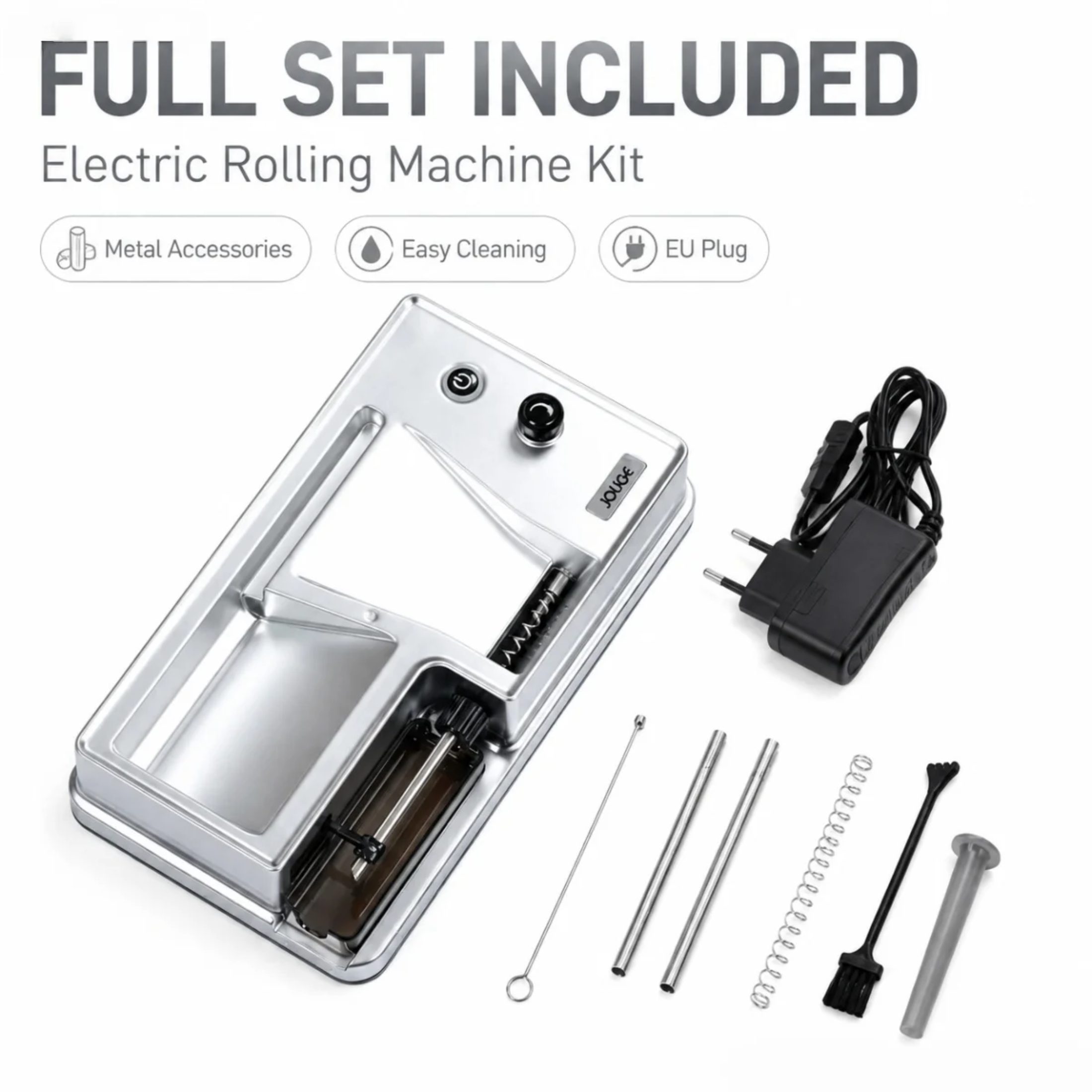 Fyrove Zigarettenanzünder-Verteiler Automatische Tabakfüllmaschine,für 6,5&8mm Hülsen (kompakt, Geschenkidee)