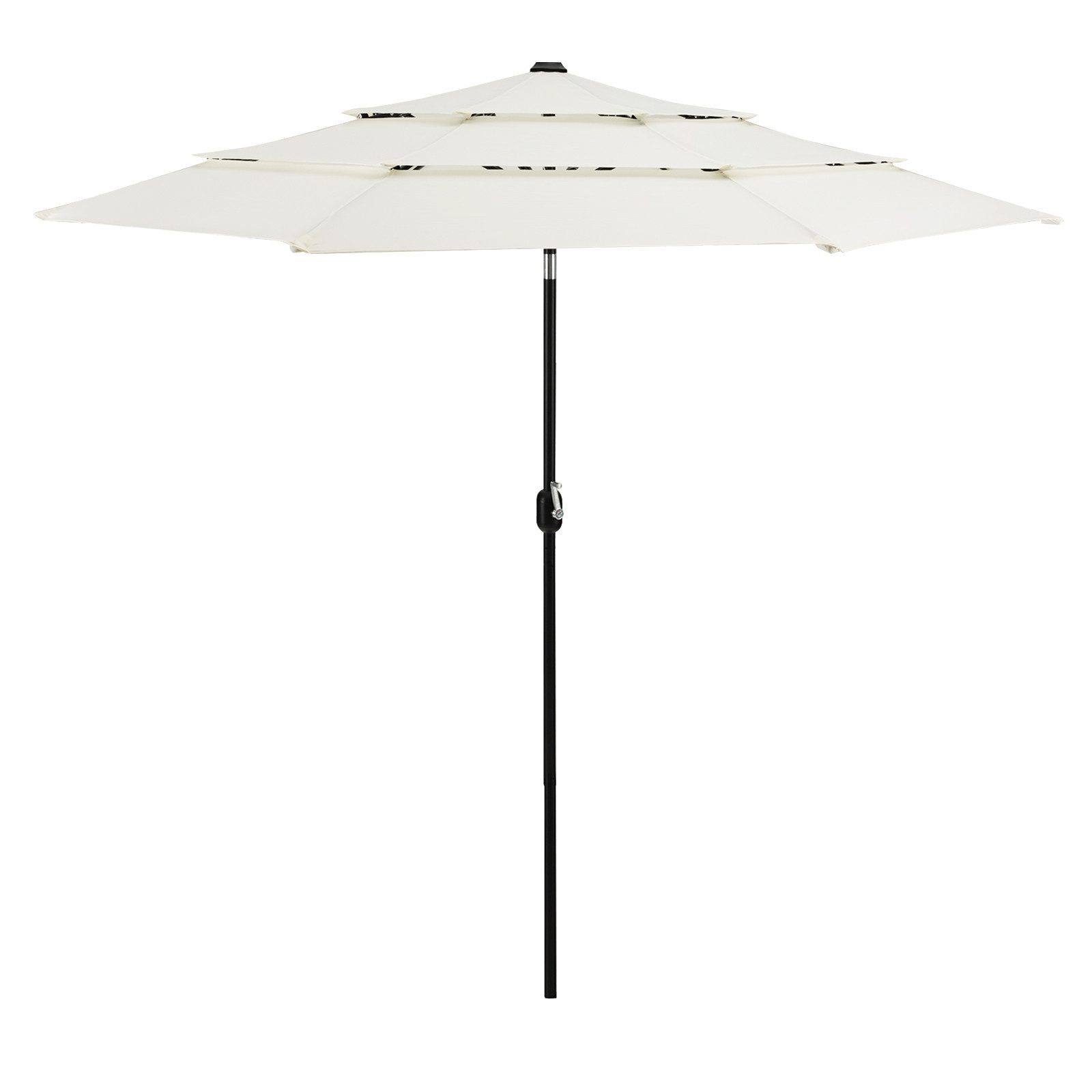 COSTWAY Sonnenschirm Ø300cm, um 45° knickbar, günstig online kaufen