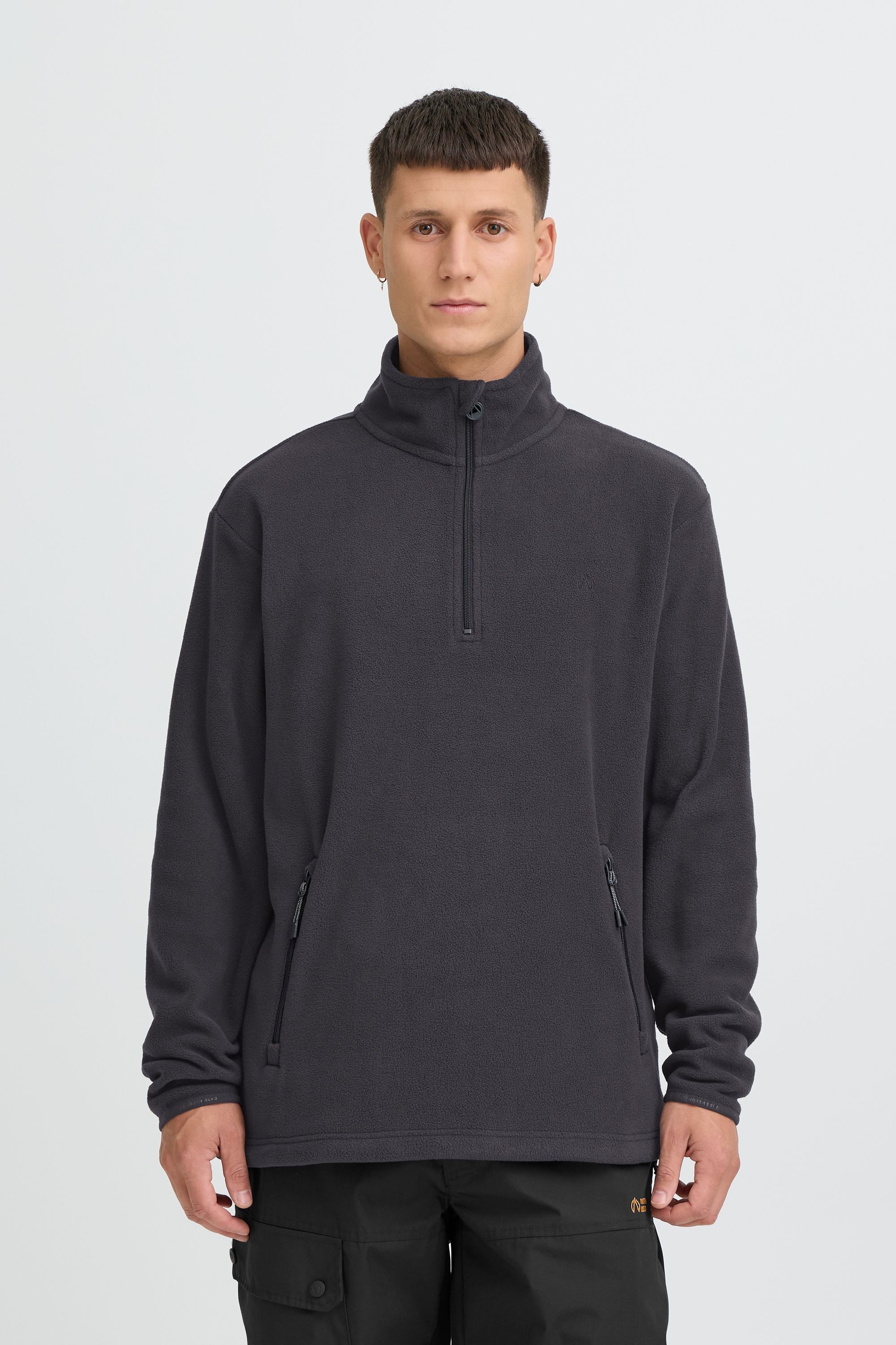 North Bend Troyer NBCotas M Atmungsaktiver Fleecepullover mit Troyer Kragen