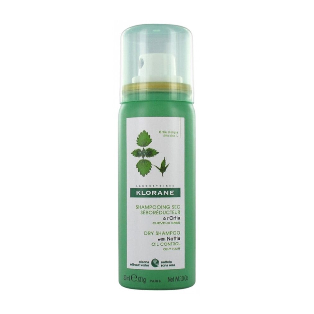 KLORANE Trockenshampoo Brennnessel Talg-regulierendes Trockenshampoo 50ml