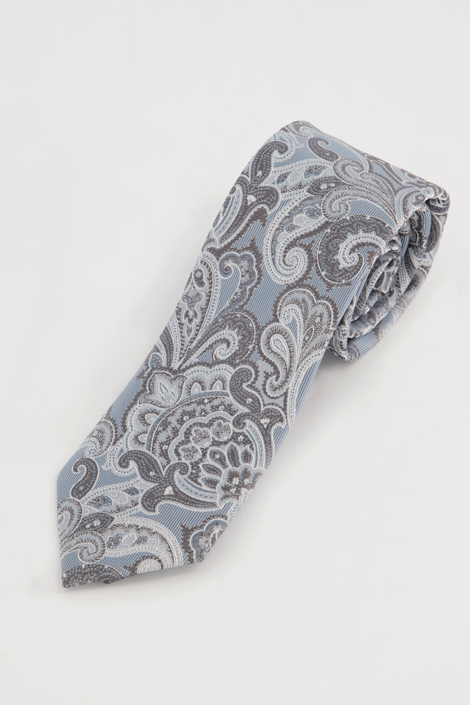JP1880 Krawatte florales 7 Extralänge Muster Seiden-Krawatte