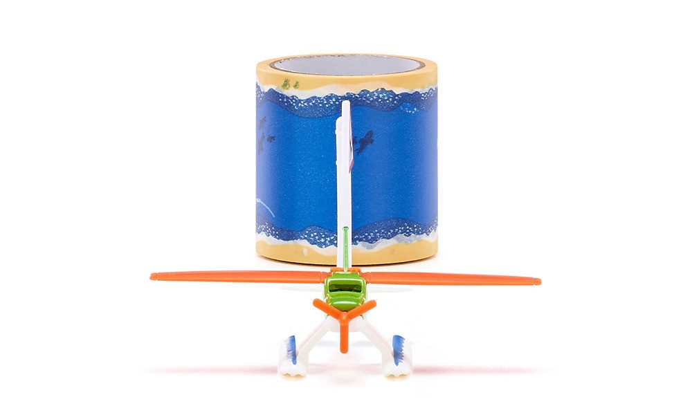 SIEPER Modellflugzeug siku Wasserflugzeug mit Tape grün/orange