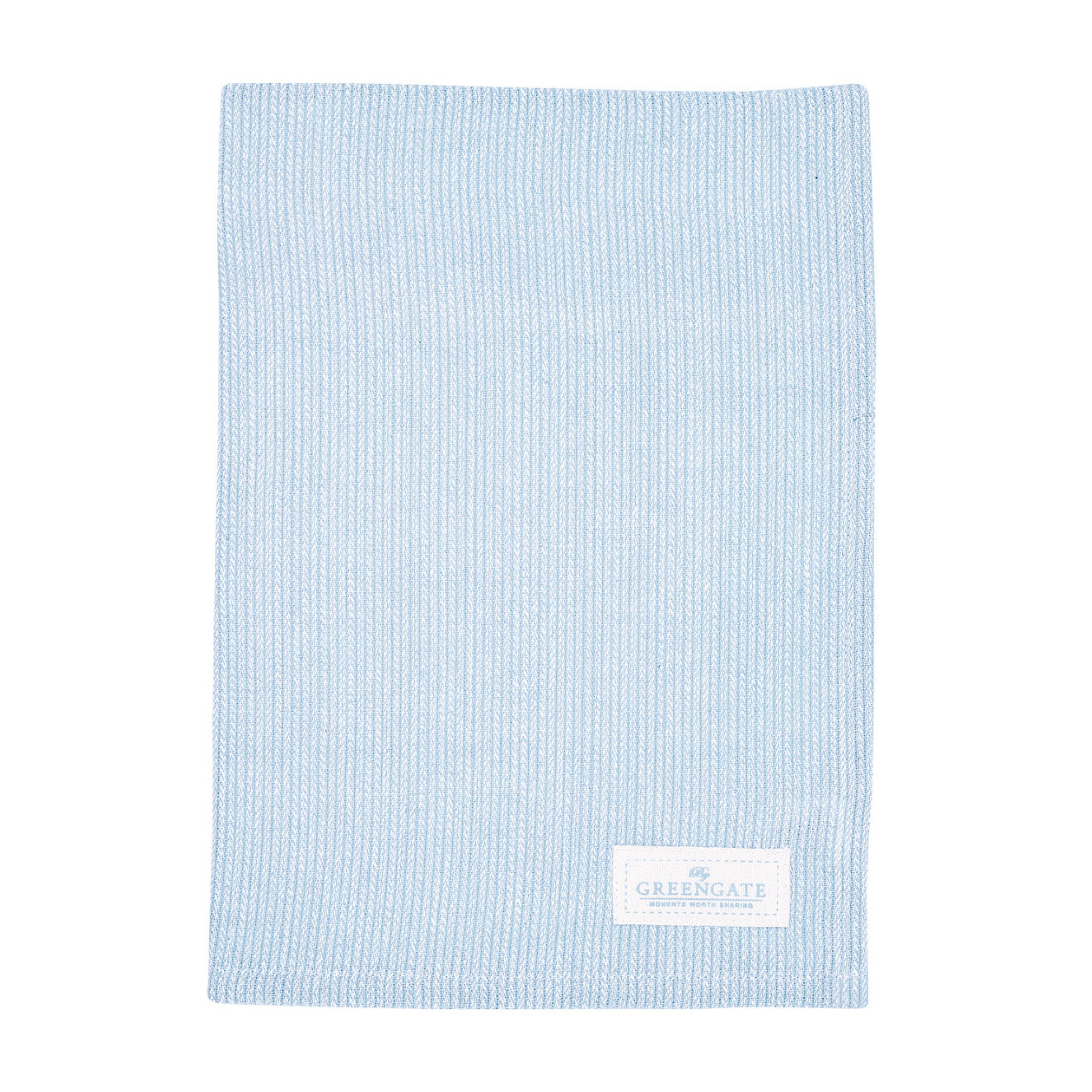 Greengate Geschirrtuch GreenGate Geschirrtuch Alicia hellblau