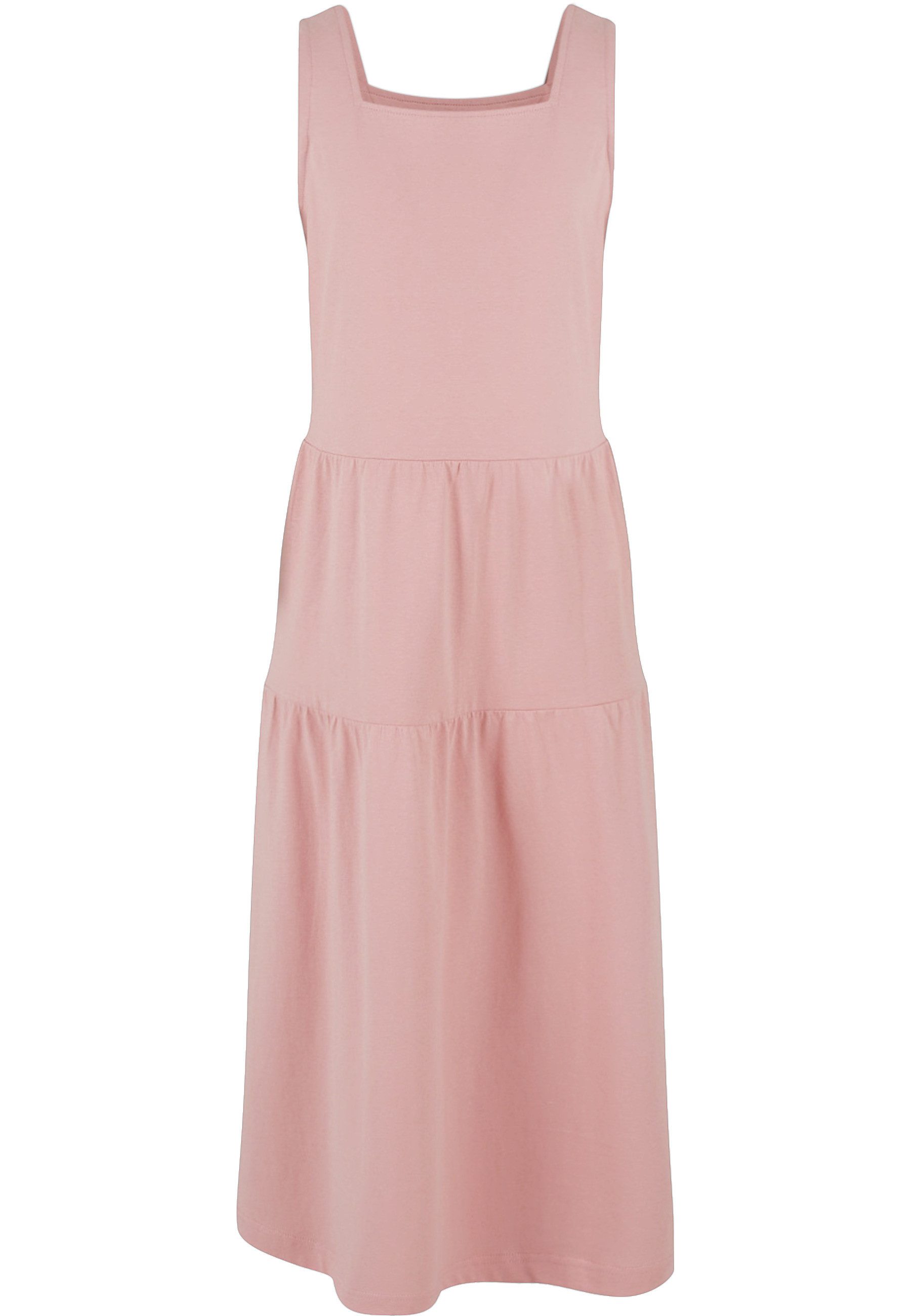 URBAN CLASSICS Shirtkleid Urban Classics Damen Girls 7/8 Length Valance Summer Dress (1-tlg)