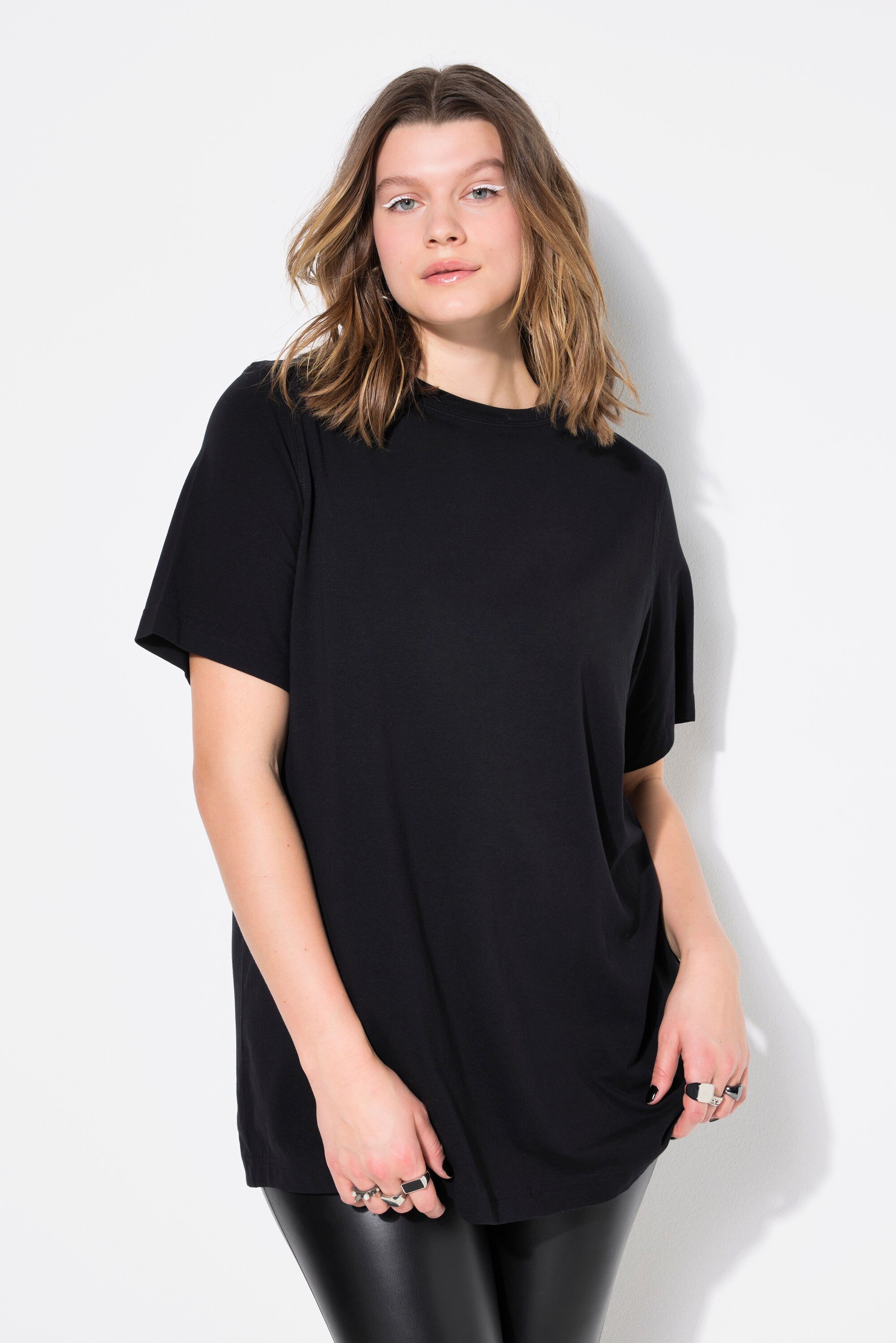 Studio Untold Longshirt Longshirt langer Classic Shape Halbarm günstig online kaufen