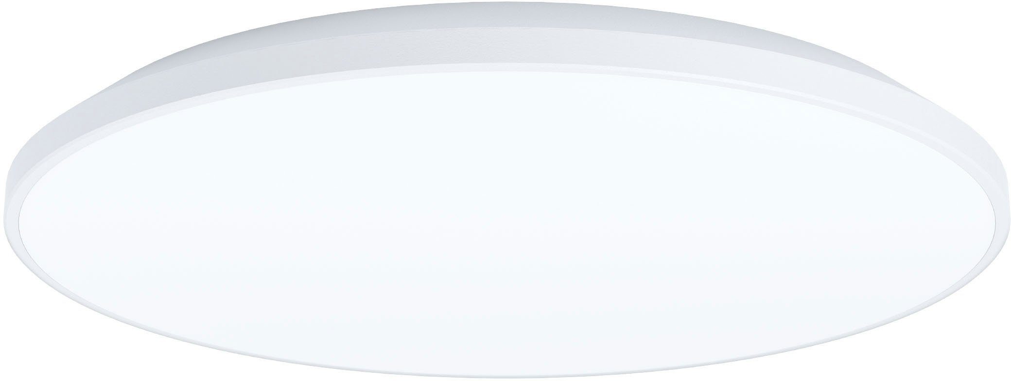 EGLO Deckenleuchte CRESPILLO, LED fest integriert, Neutralweiß, Deckenlampe, Küchenlampe, Bürolampe, LED Aufbaulampe, Lampe, Ø 38 cm