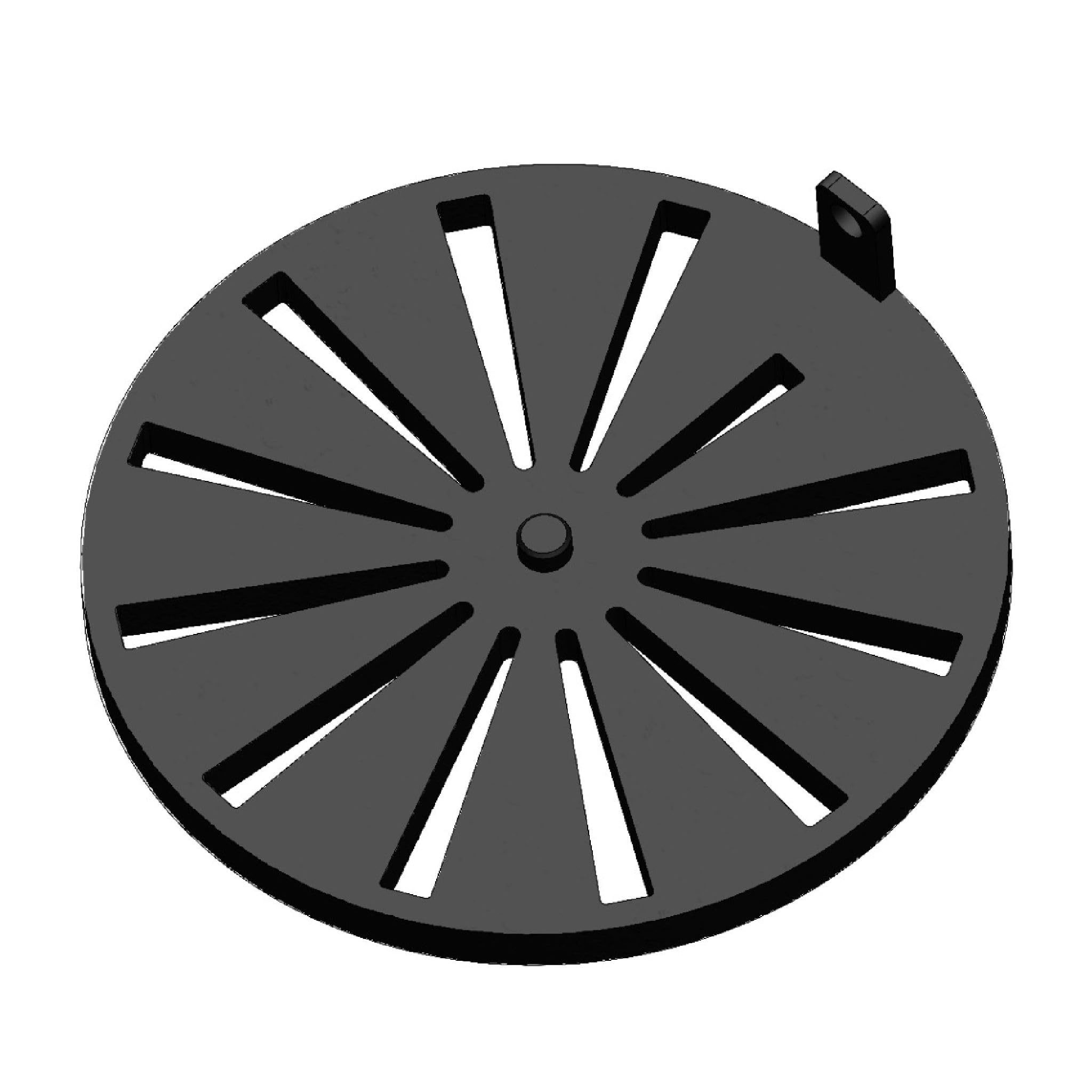Feuerfest 123 GmbH Grillrost Kaminrost / Ascherost Ø 170x10mm passend für Hase **, feuerfest & hitzebeständig - passgenau gefertigt in Deutschland