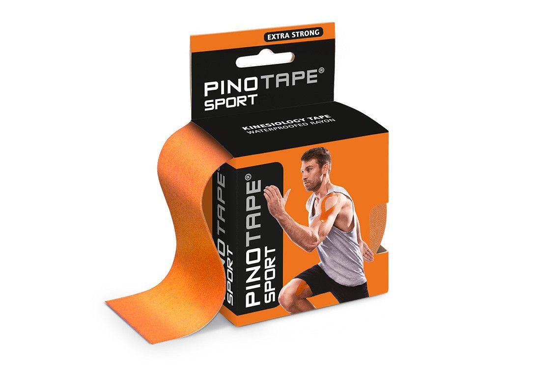 Pino Kinesiologie-Tape Pinotape Sport Tape Orange 5 cm x 5 m (1-St)