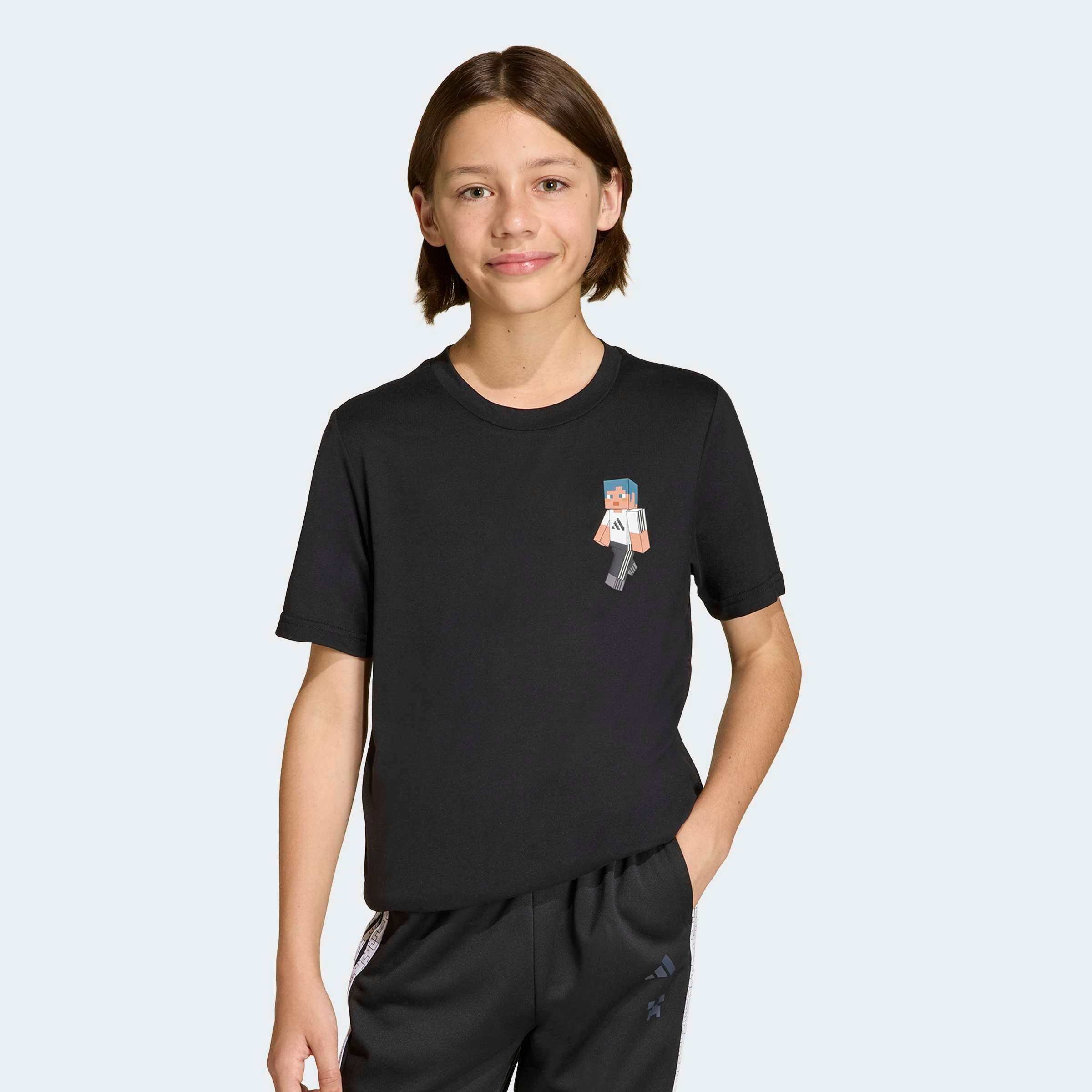 adidas Sportswear T-Shirt J MC TR TEE bequeme Passform, mit Climacool-Technologie, Rundhalsausschnitt