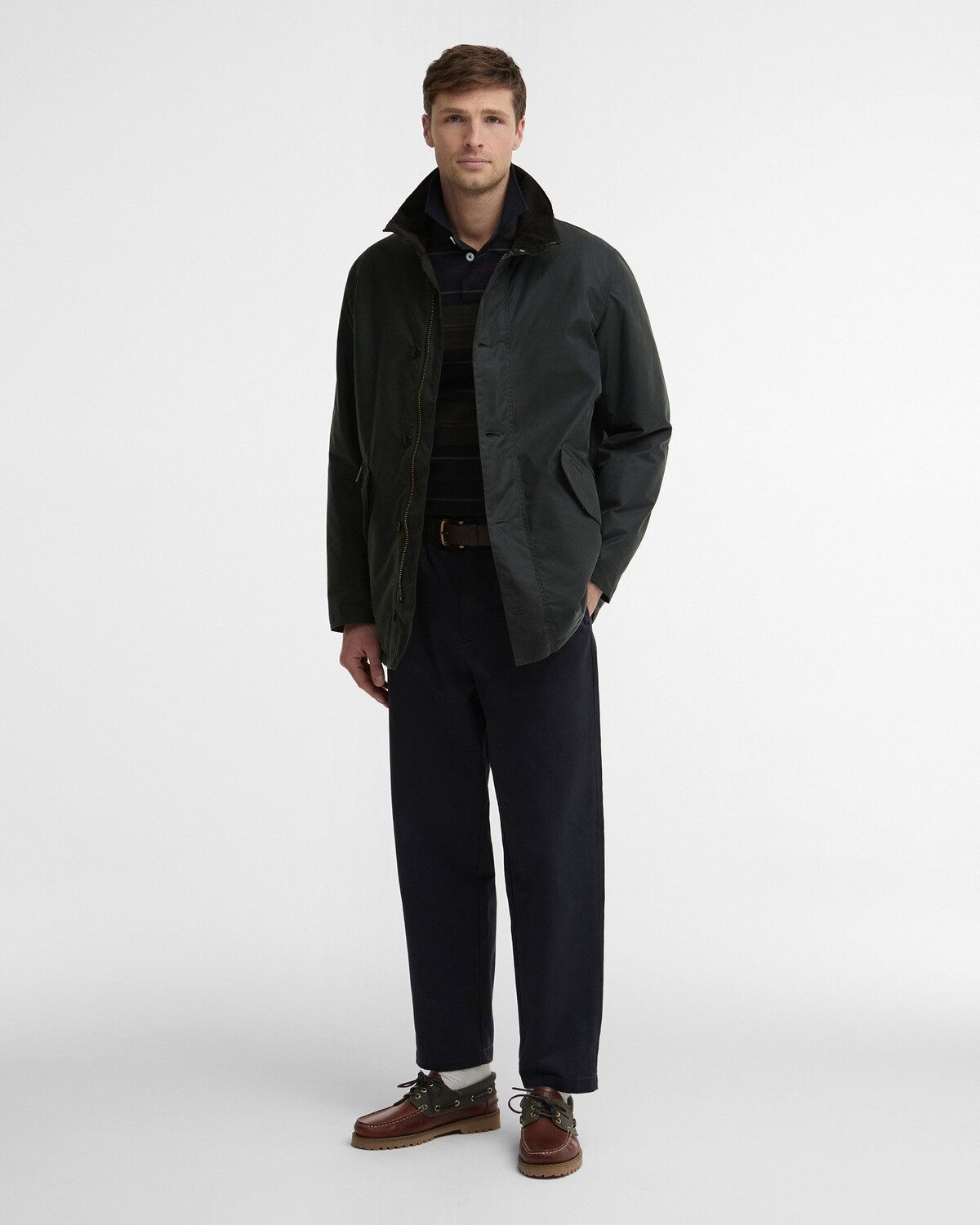 Barbour Allwetterjacke Wachsjacke Modern Powell