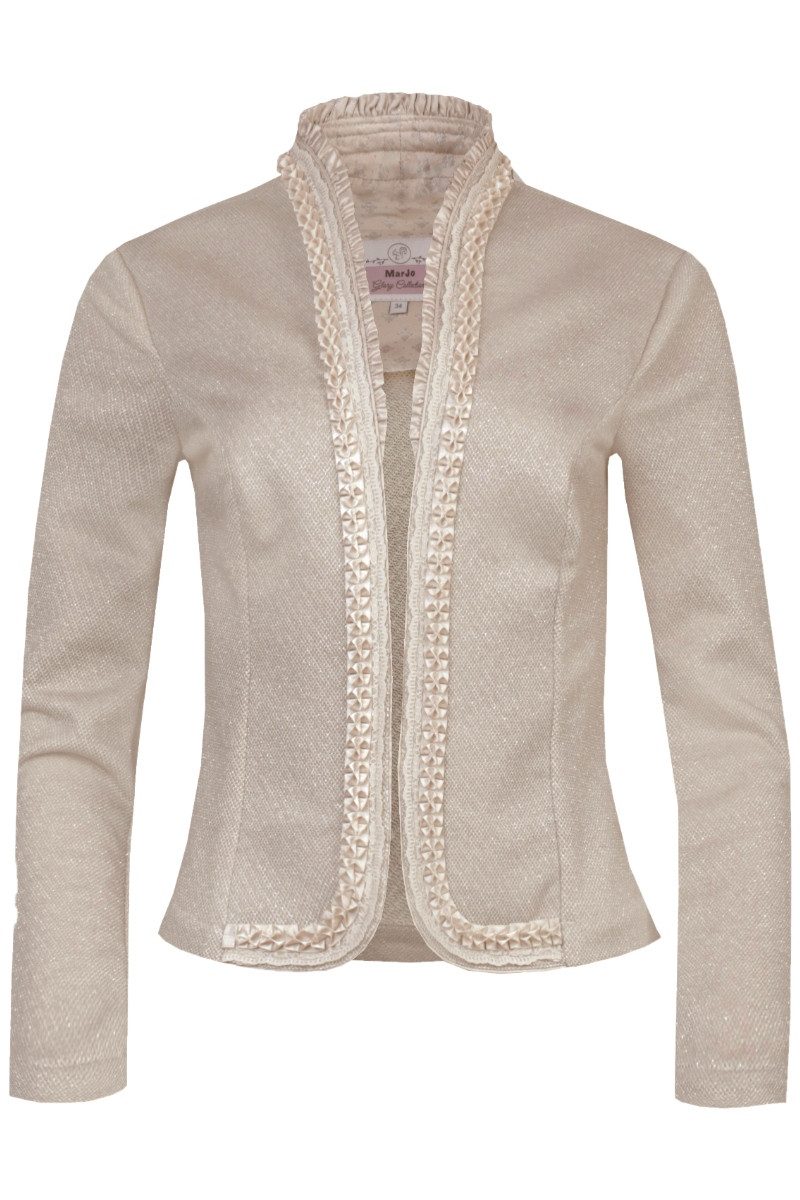 MarJo Trachtenjanker Trachtenjacke Damen - ESTELA - champagner