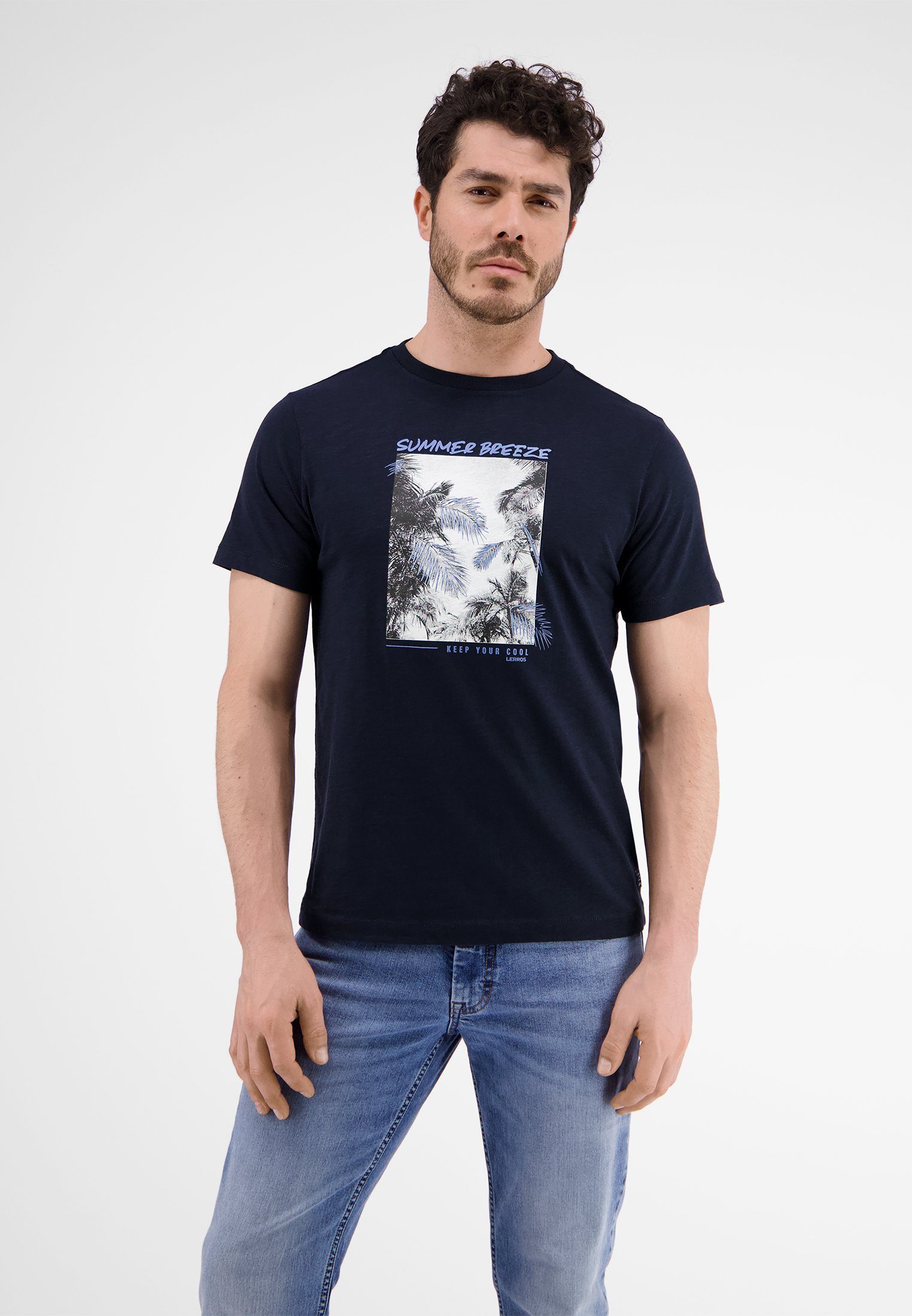 LERROS T-Shirt LERROS T-Shirt mit Fotoprint günstig online kaufen