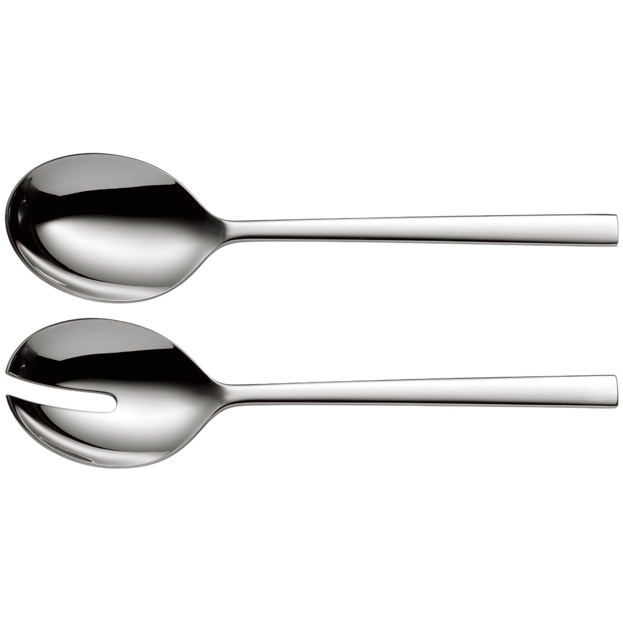 WMF Salatbesteck Sonic Salatbesteck, 2-teilig (1x Salatgabel, 1x Servierlöffel (Länge 23,9 cm), 2-tlg., 1x Salatgabel, 1x Servierlöffel (Länge 23,9 cm), extrem kratzbeständig