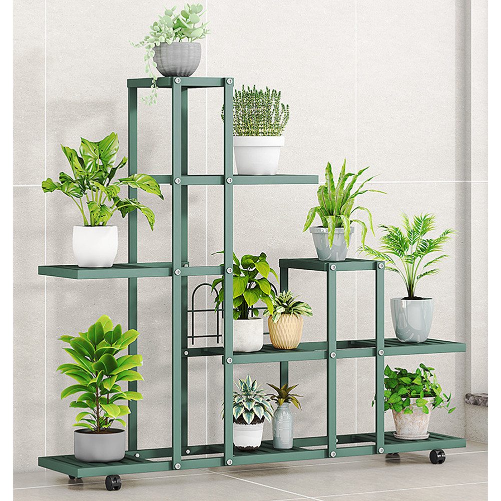 GarveeMore Blumenständer Pflanzenständer Blumenständer Schmiedeeisen Rack O günstig online kaufen
